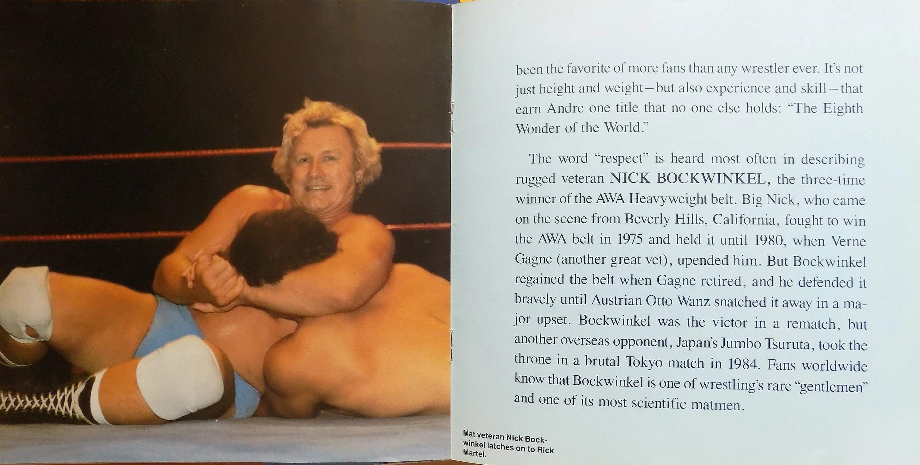 1985 Ringside Wrestling The Superstars Mag. Modern Pub. 23 Pages Andre The Giant Hulk Hogan Sargent Slaughter by TS Walsh - Image 7