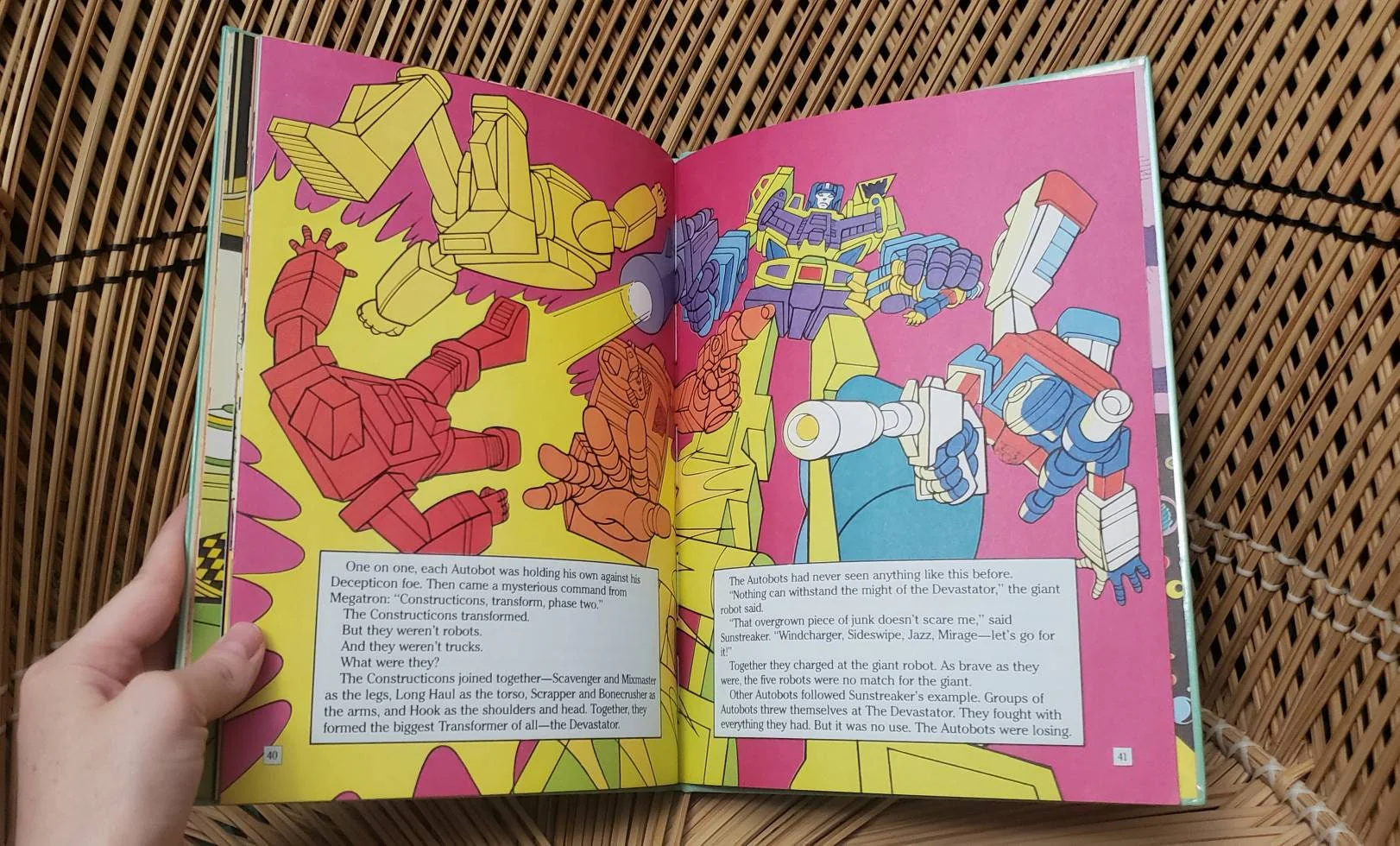 1985 The Transformers Battle for Earth Book by Max Z Baum - Image 7