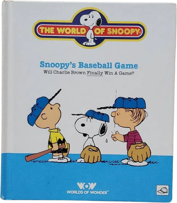 1986 Snoopy's Baseball Game The World of Snoopy Book