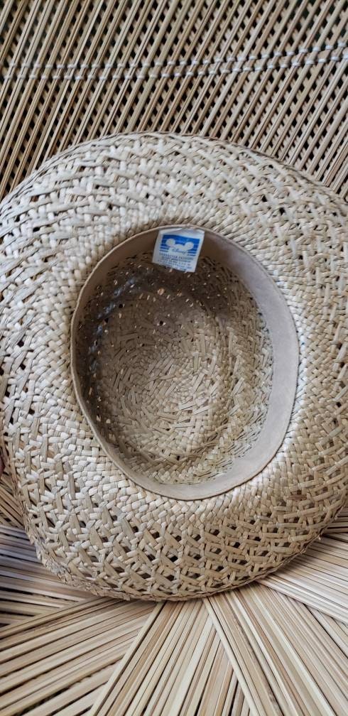 1987 Disney Mickey and Minnie Mouse Straw Hat by Disney Character Fashions - Image 9