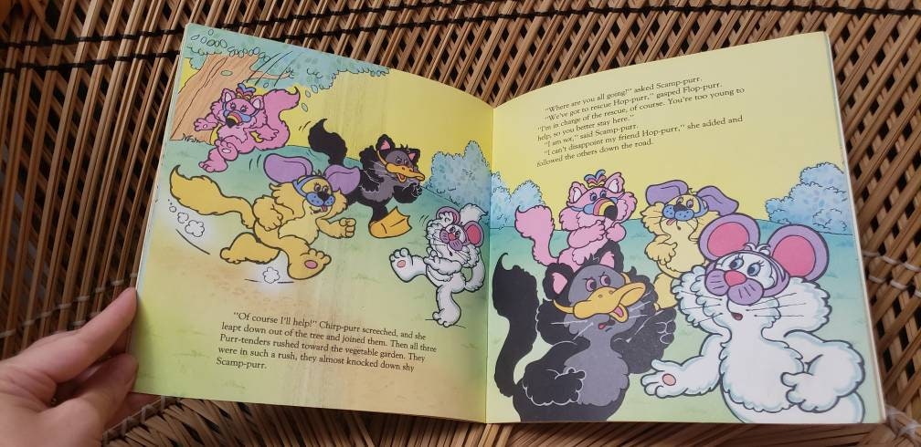 1988 Purr-Tenders Hop-Purr Hops Into Trouble Book by Cindy West - Image 10