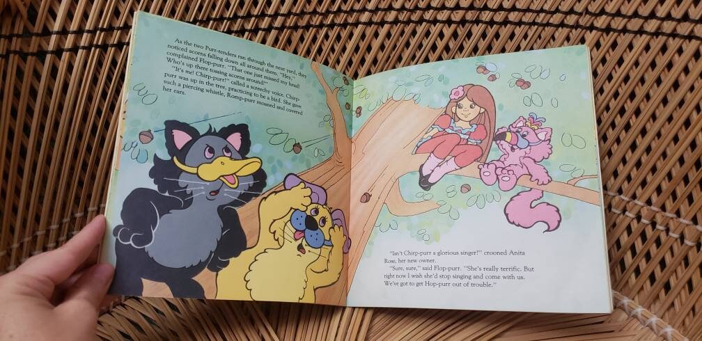 1988 Purr-Tenders Hop-Purr Hops Into Trouble Book by Cindy West - Image 9