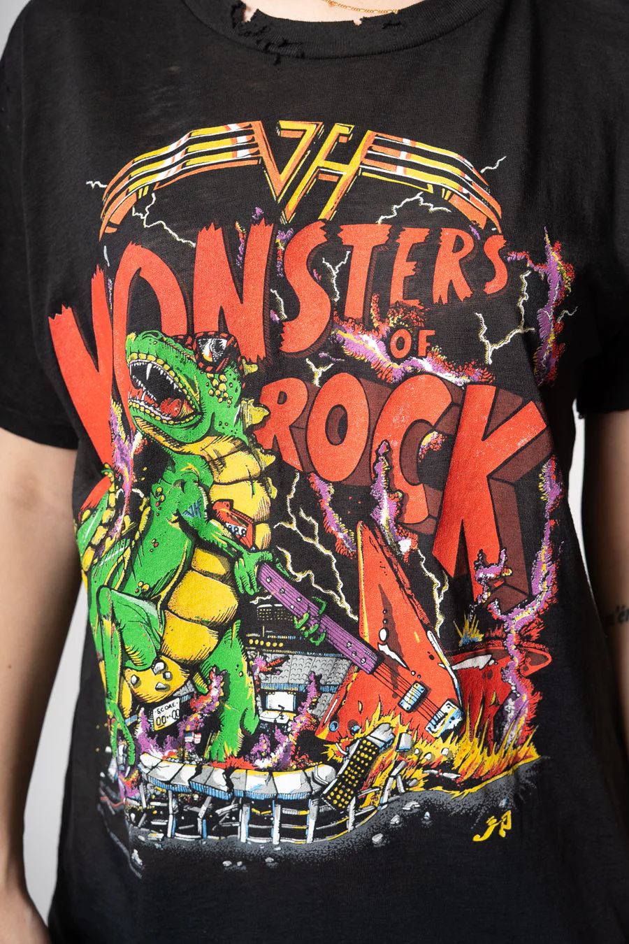 1988 Van Halen Thrashed Tee - Image 10