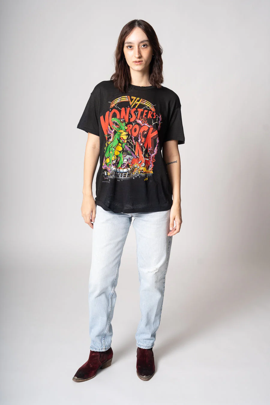 1988 Van Halen Thrashed Tee - Image 3
