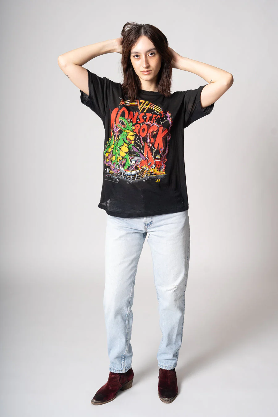 1988 Van Halen Thrashed Tee - Image 4