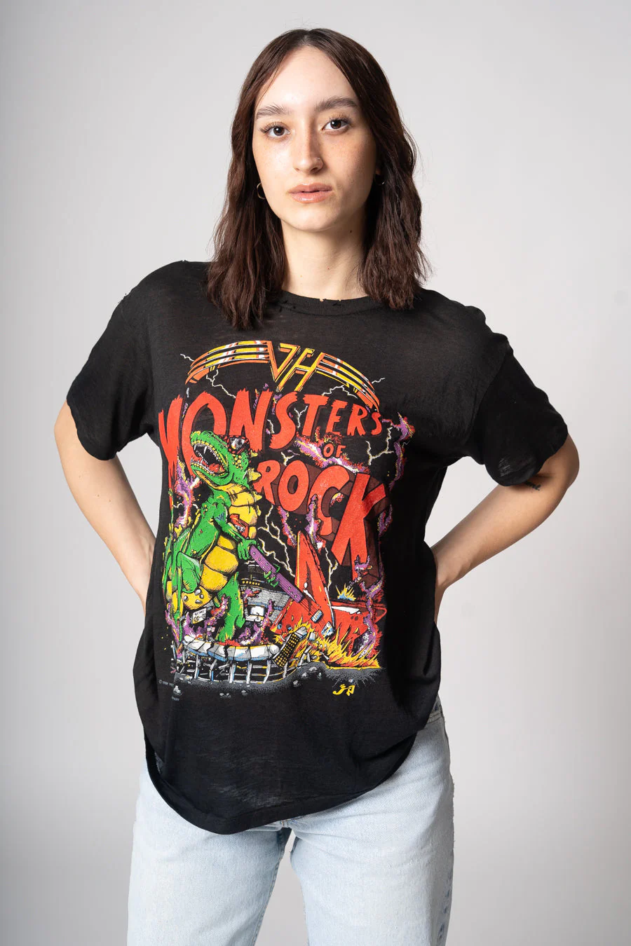 1988 Van Halen Thrashed Tee - Image 5