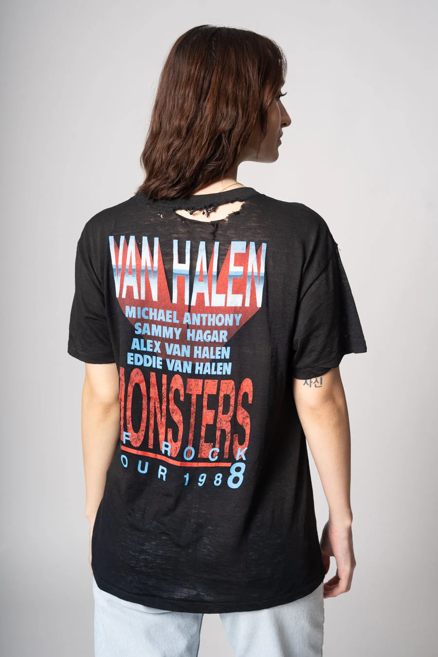 1988 Van Halen Thrashed Tee - Image 7