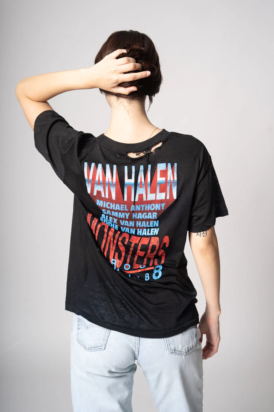 1988 Van Halen Thrashed Tee - Image 8
