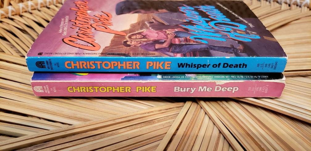 1991 Books Set of 2 Whisper of Death and Bury Me Deep by Christopher Pike - Image 3