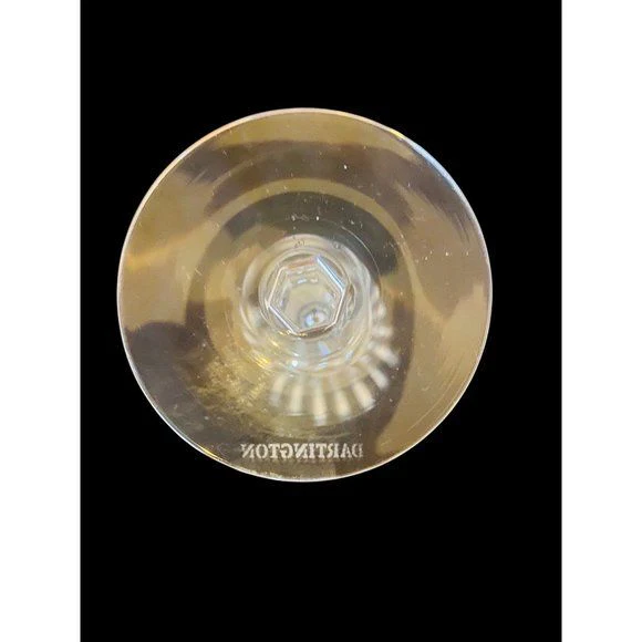 2 Lead Crystal Champagne Glasses Pair Collectible Bride &amp; Groom by Dartington Chrystal - Image 3