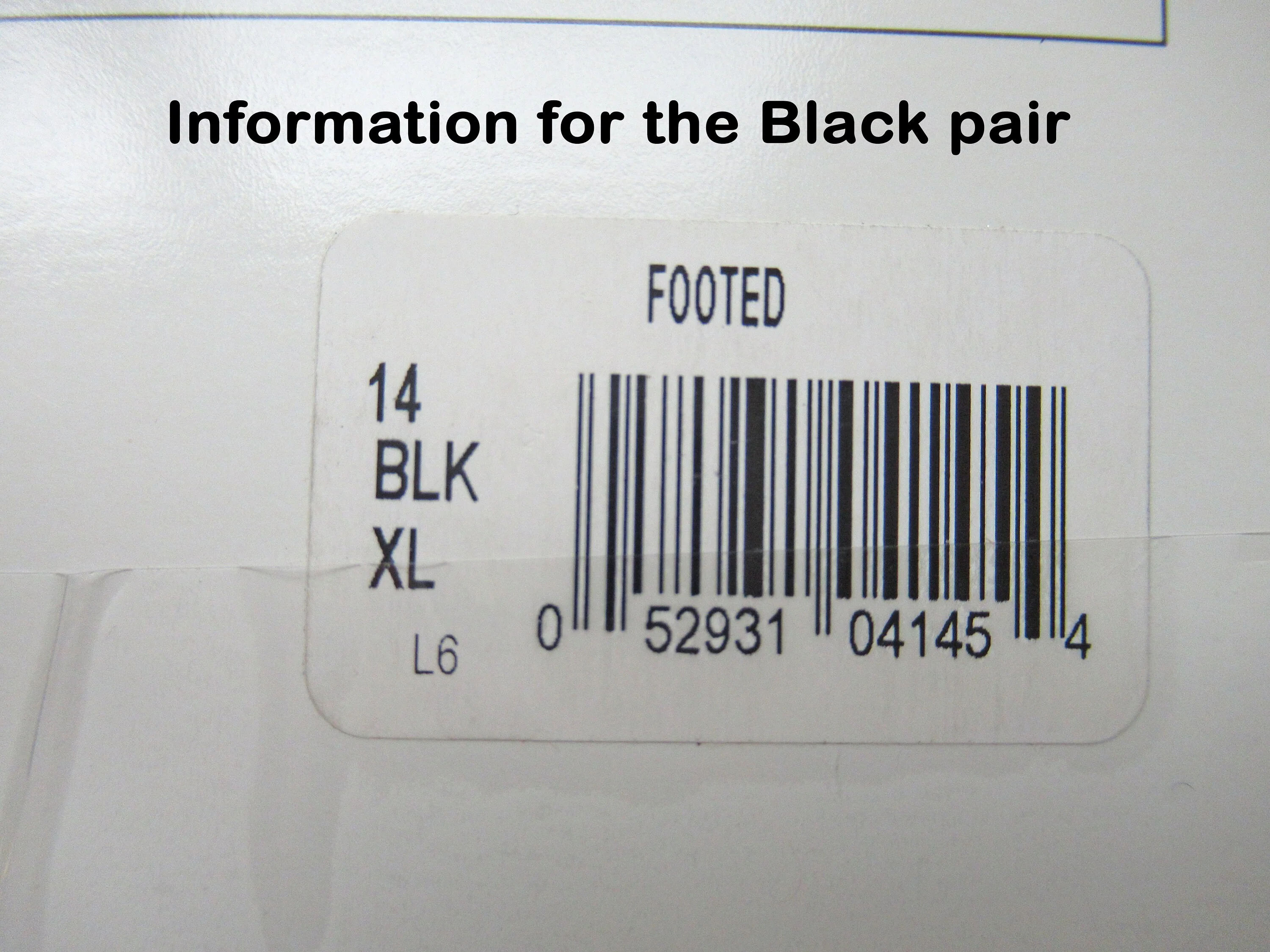 2 Pairs Xl Capezio Hold and Stretch Tights Never Worn In Packages 1 In Black 1 In Suntan Unopened New In Package Nylon / Spandex Mix - Image 4