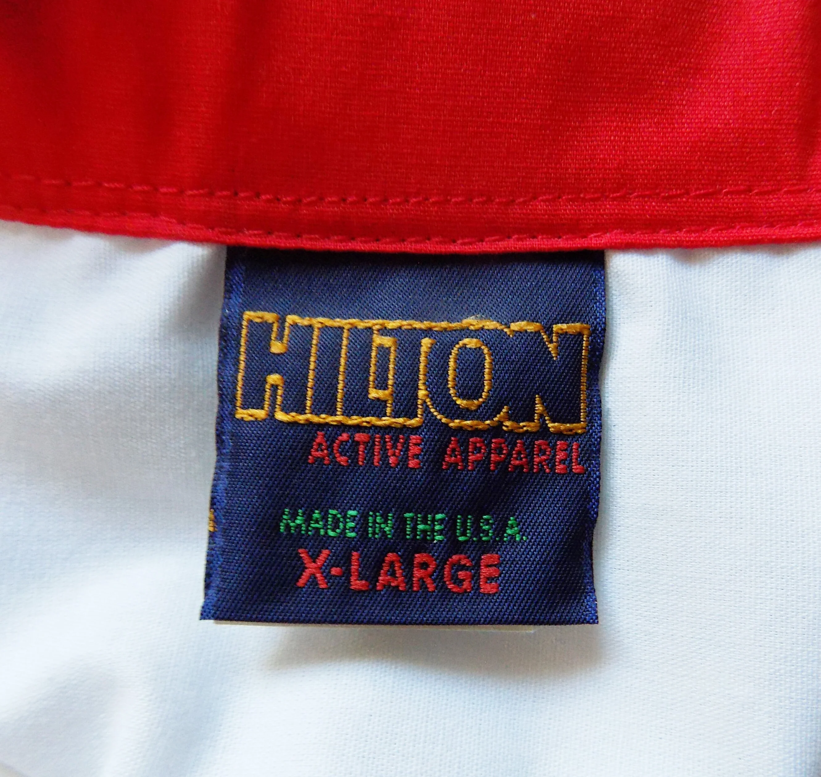 2001 Informix Bowling Shirt Xl Red and White Side Vents 2 Breast Pockets Database Software Promo Training by Hilton - Image 3