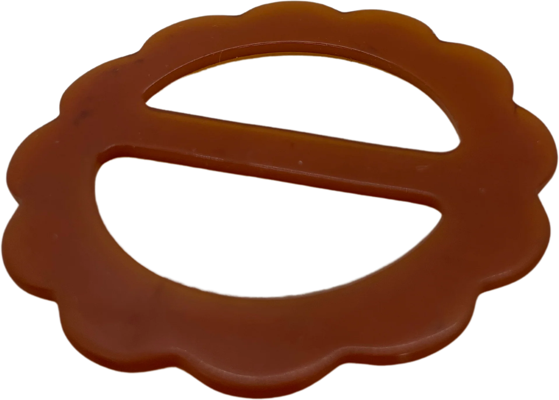 20s/30s Bakelite Art Deco Belt Buckle Juicy Color - Image 2