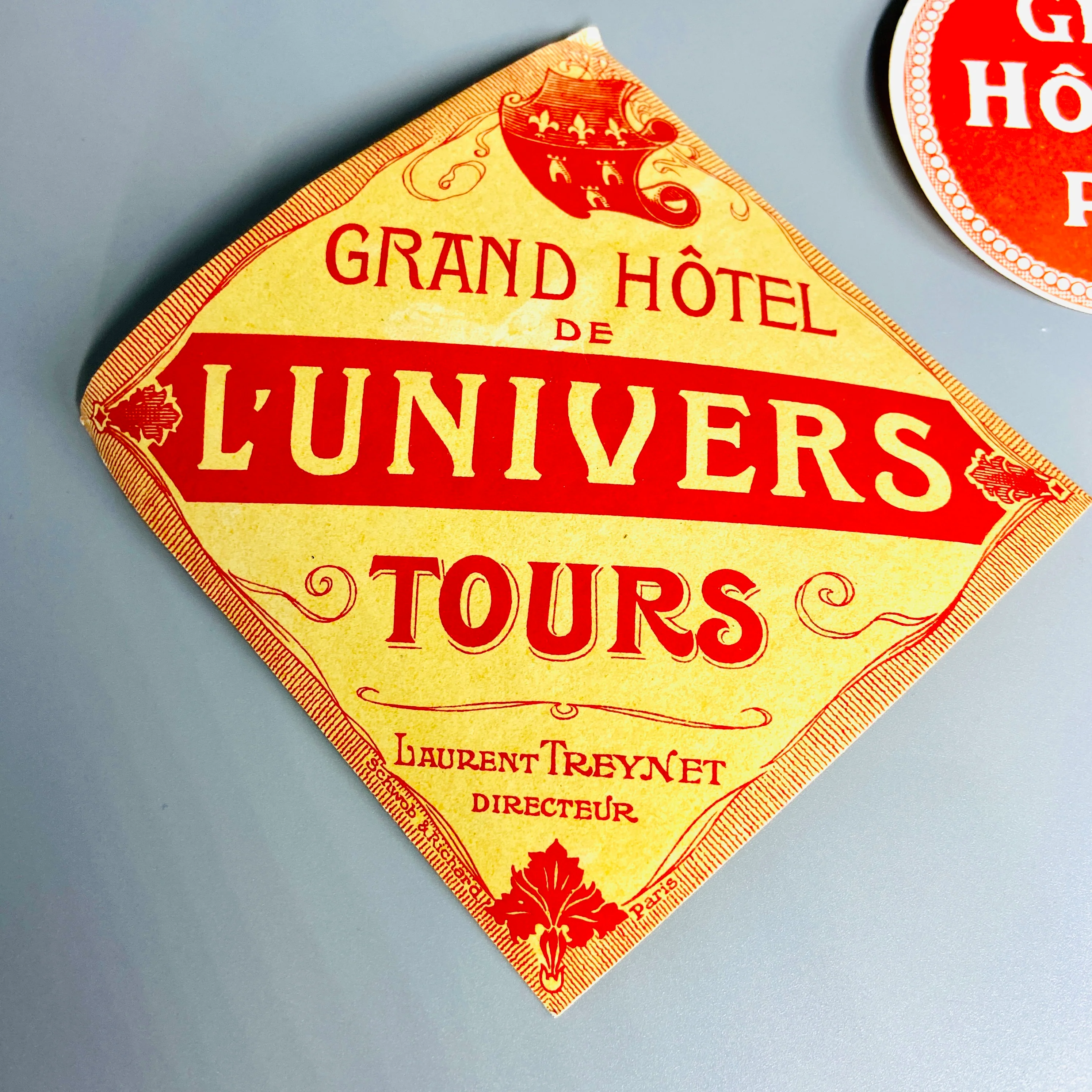 20s/30s Grand Hotel Luggage Labels World Travel Ephemera - Image 8