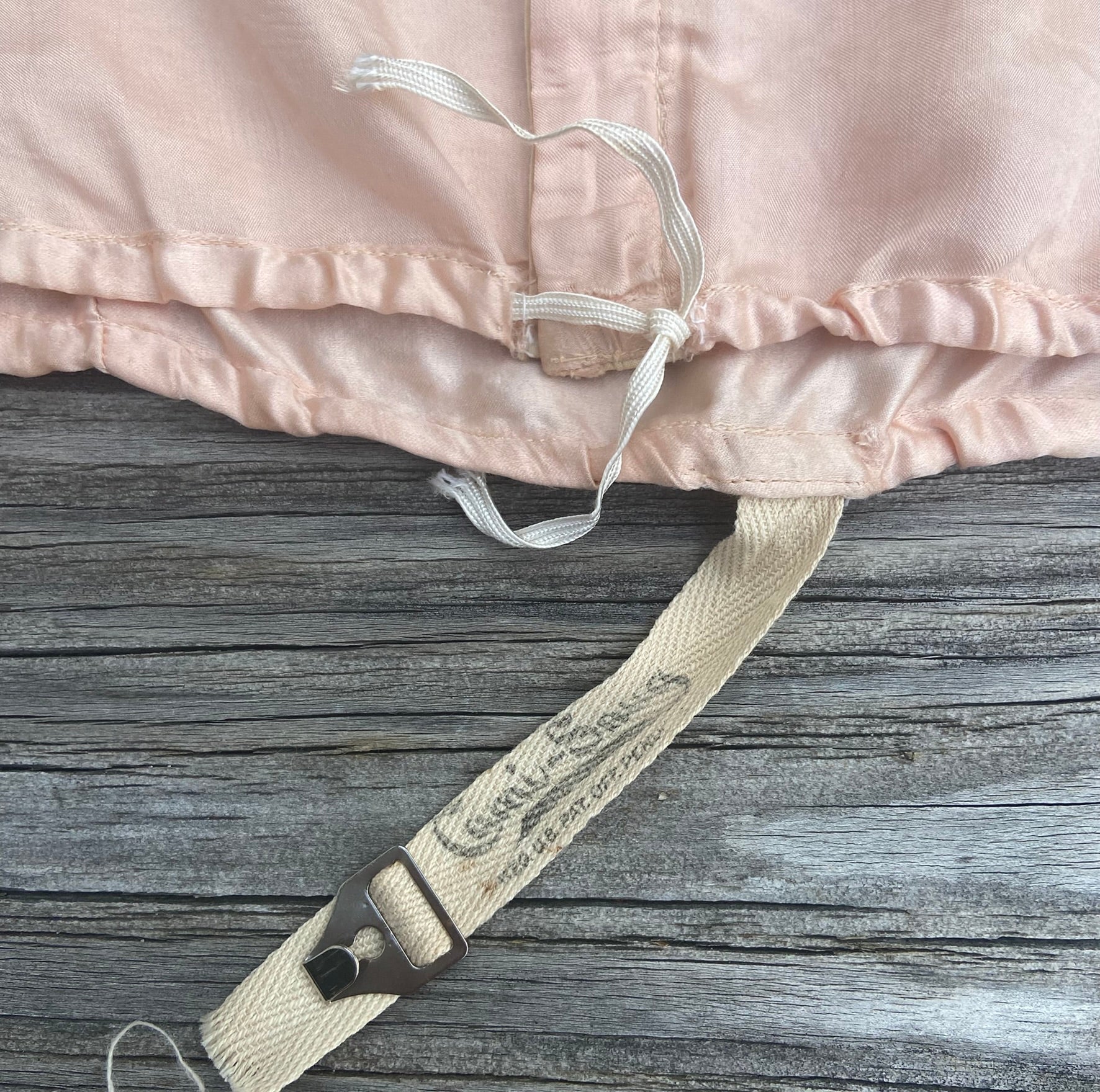 20s/30s Peach Silk Lace Bra Bralette Bandeau Camisole By Cami-Snug - Image 9