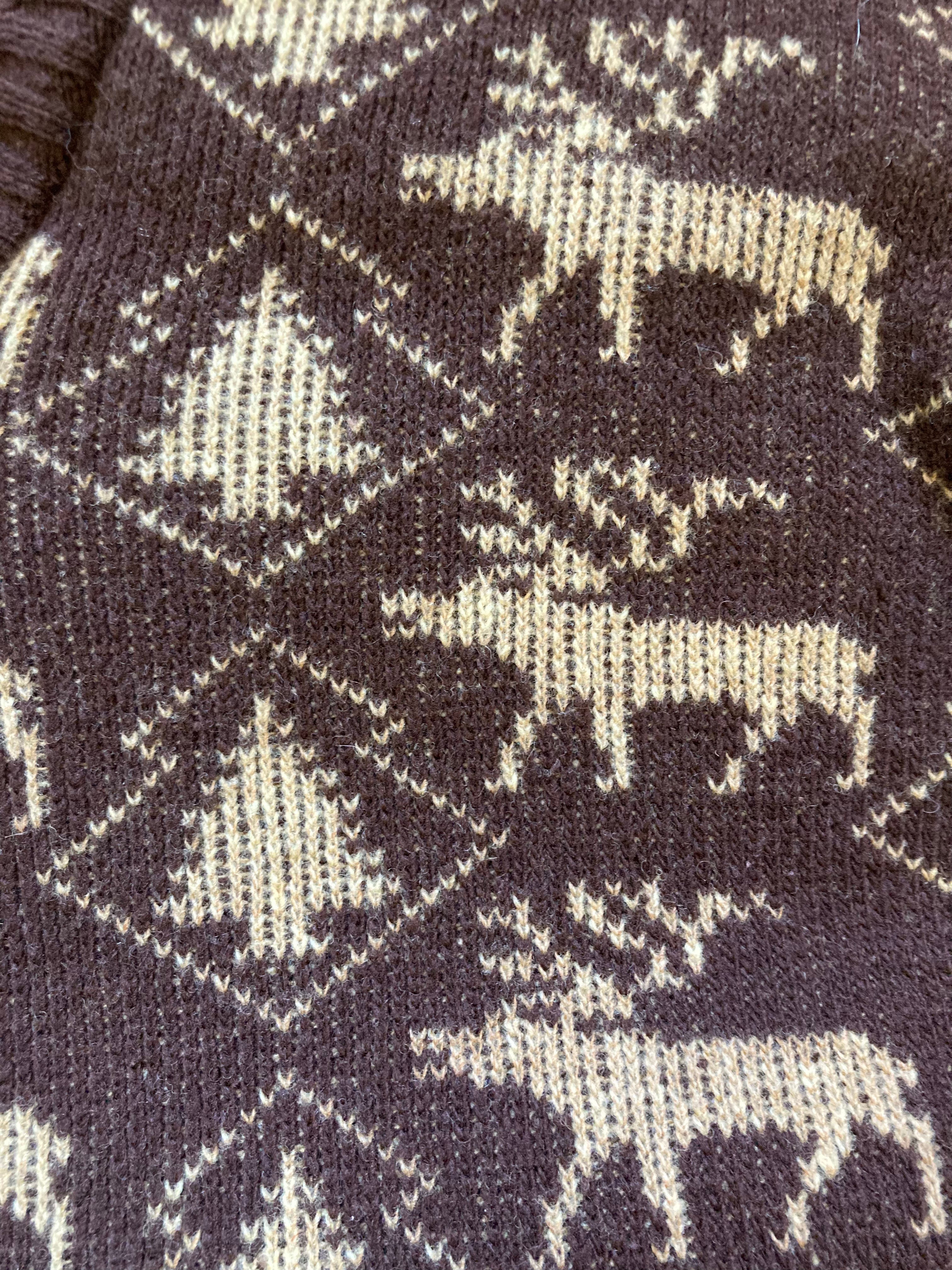 20s/30s Rare Northwoods Sweater By Bradley - Image 4