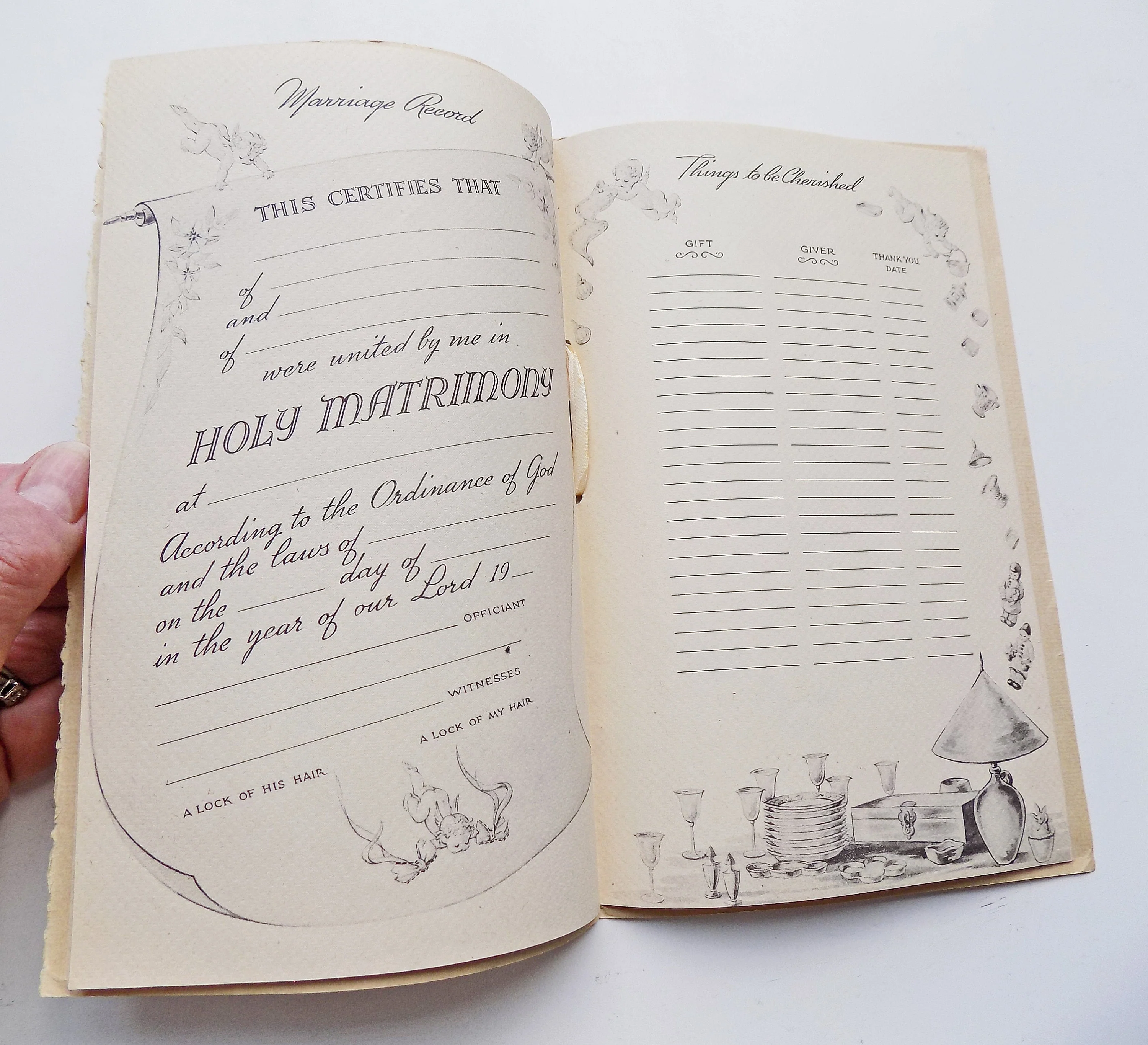 20s 30s Wedding Remembrance Book From Victoria's Dress and Veil Shoppe Buffalo - Image 6