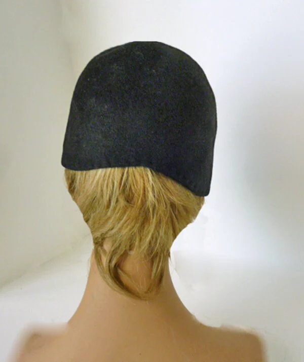 20s Flapper Cloche Scullcap Wool From L. Bamberger and Co. New Jersey by Merrimac hat Corp - Image 3