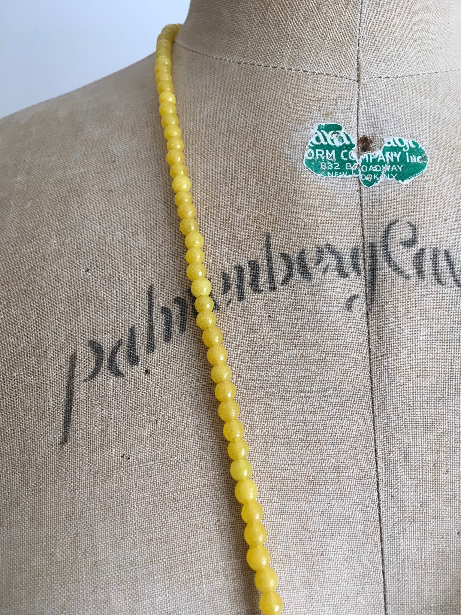 20's Sautoir Lariat Deco Beaded Rope Necklace - Image 4