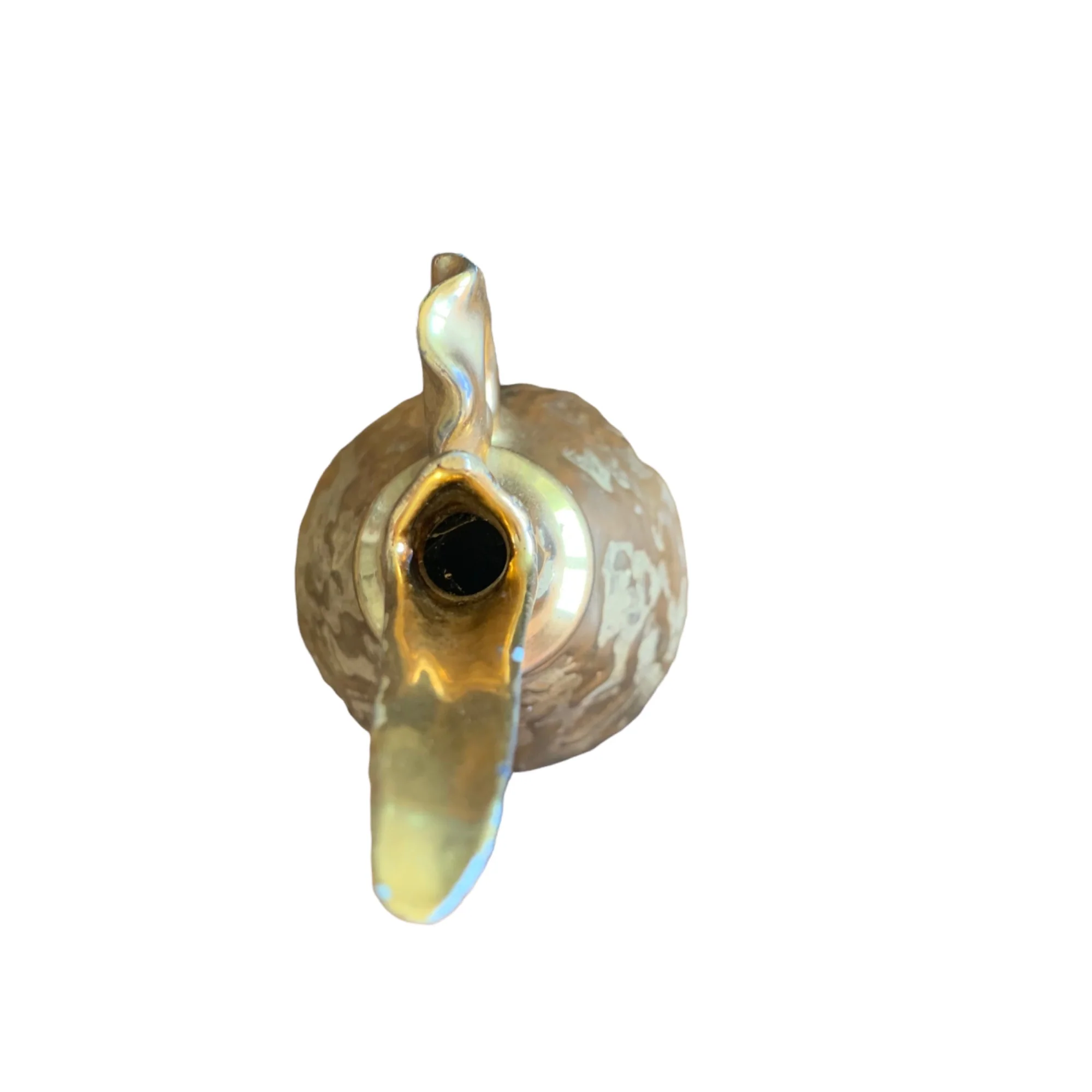 24 K Weeping Gold Handled Vase Usa - Image 4