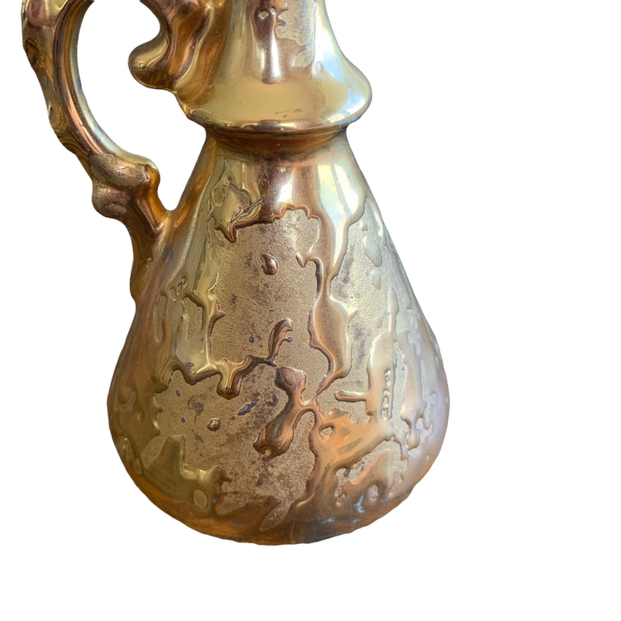 24 K Weeping Gold Handled Vase Usa - Image 6
