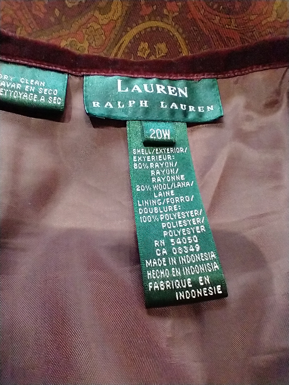 3 Pc Classic Ensemble By Ralph Lauren - Image 4