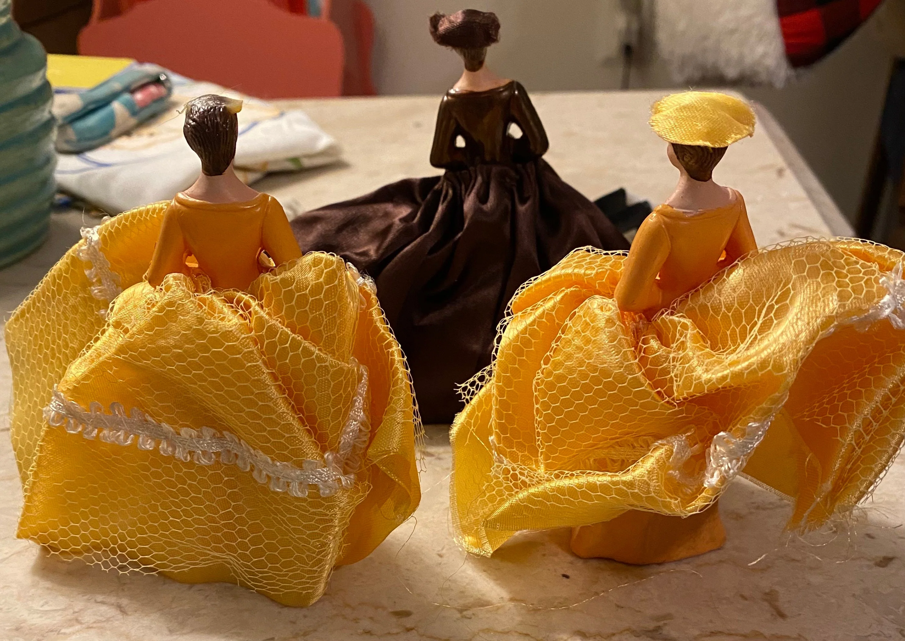 3 Vintage 50s 60s Wilton Brides Cake Toppers - Image 3