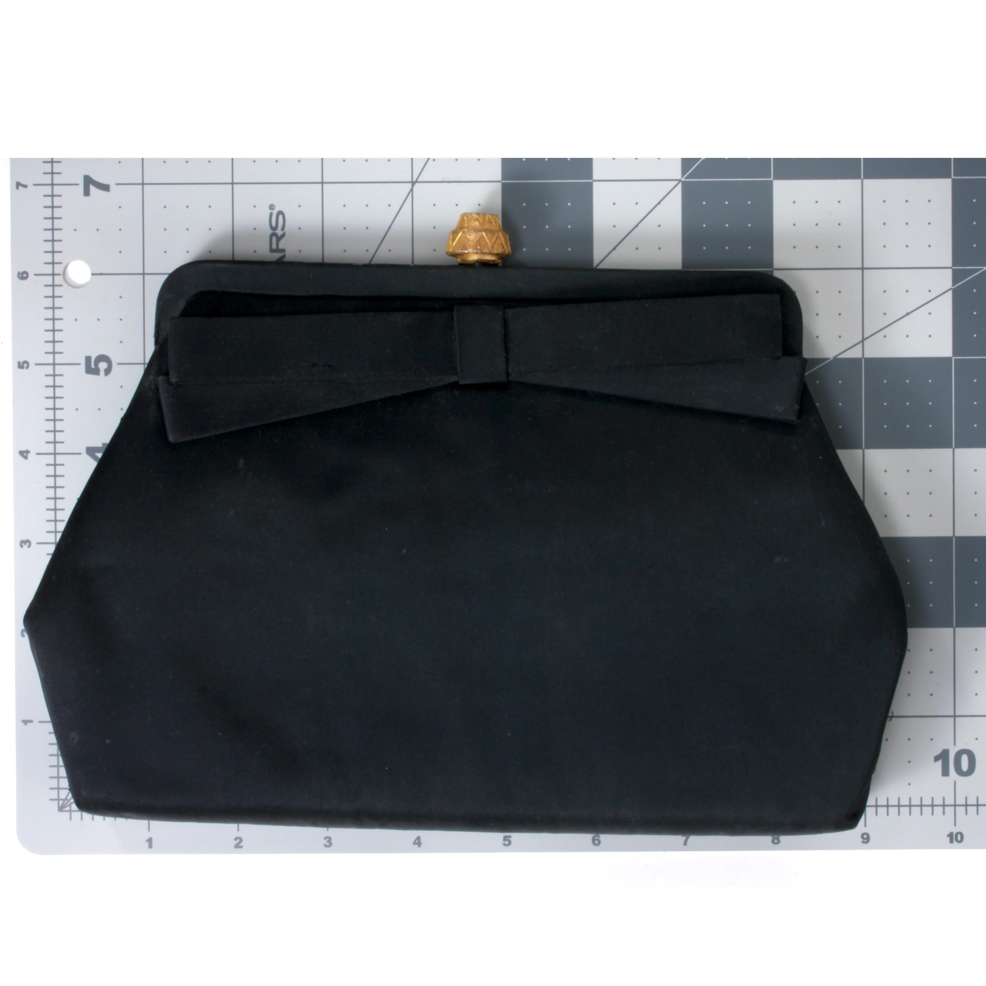 30s/40s Black Clutch Evening Bag Purse Pin Up Wwii by  Mutterperl - Image 8