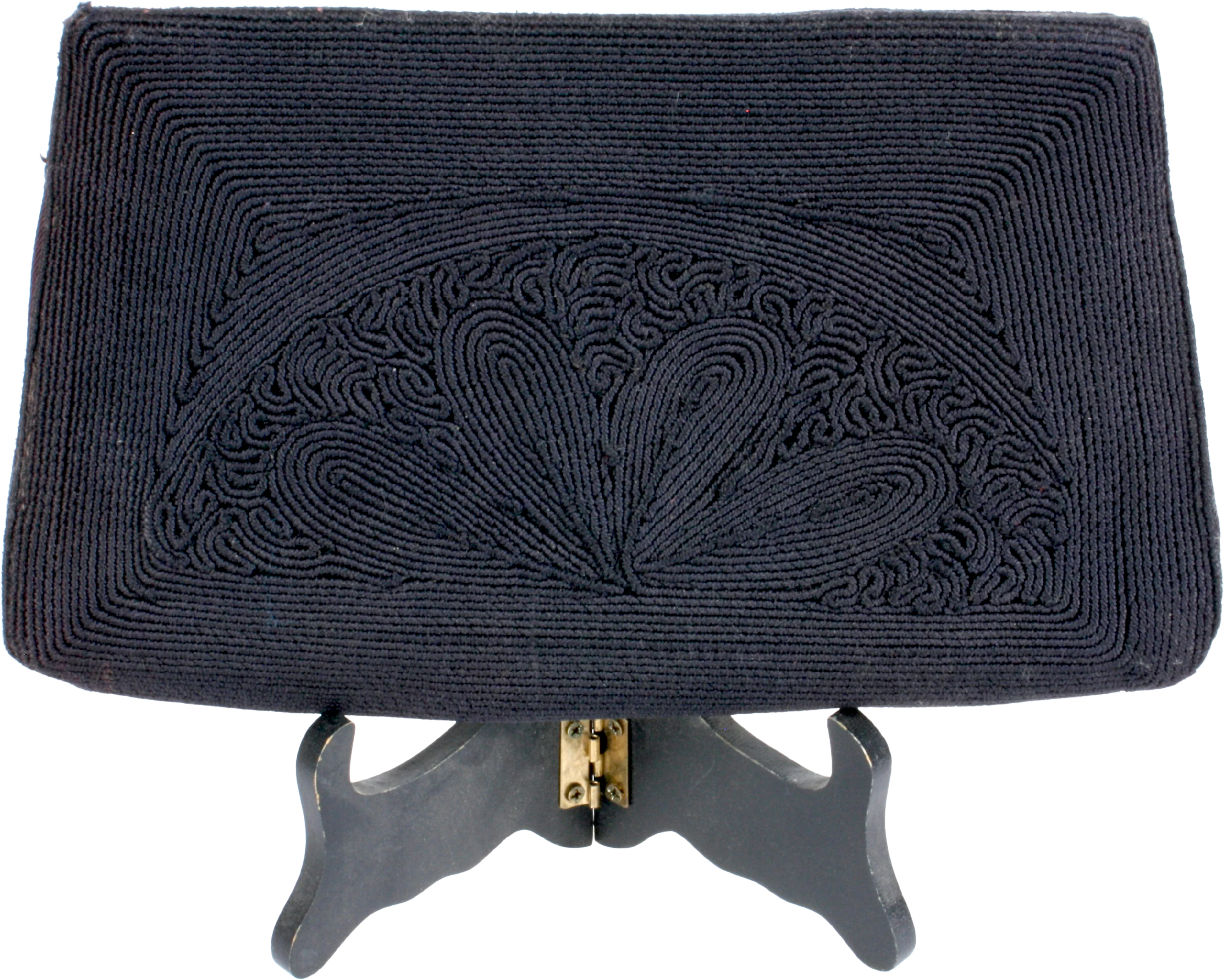 30s/40s Rayon Corde Clutch Evening Bag Purse