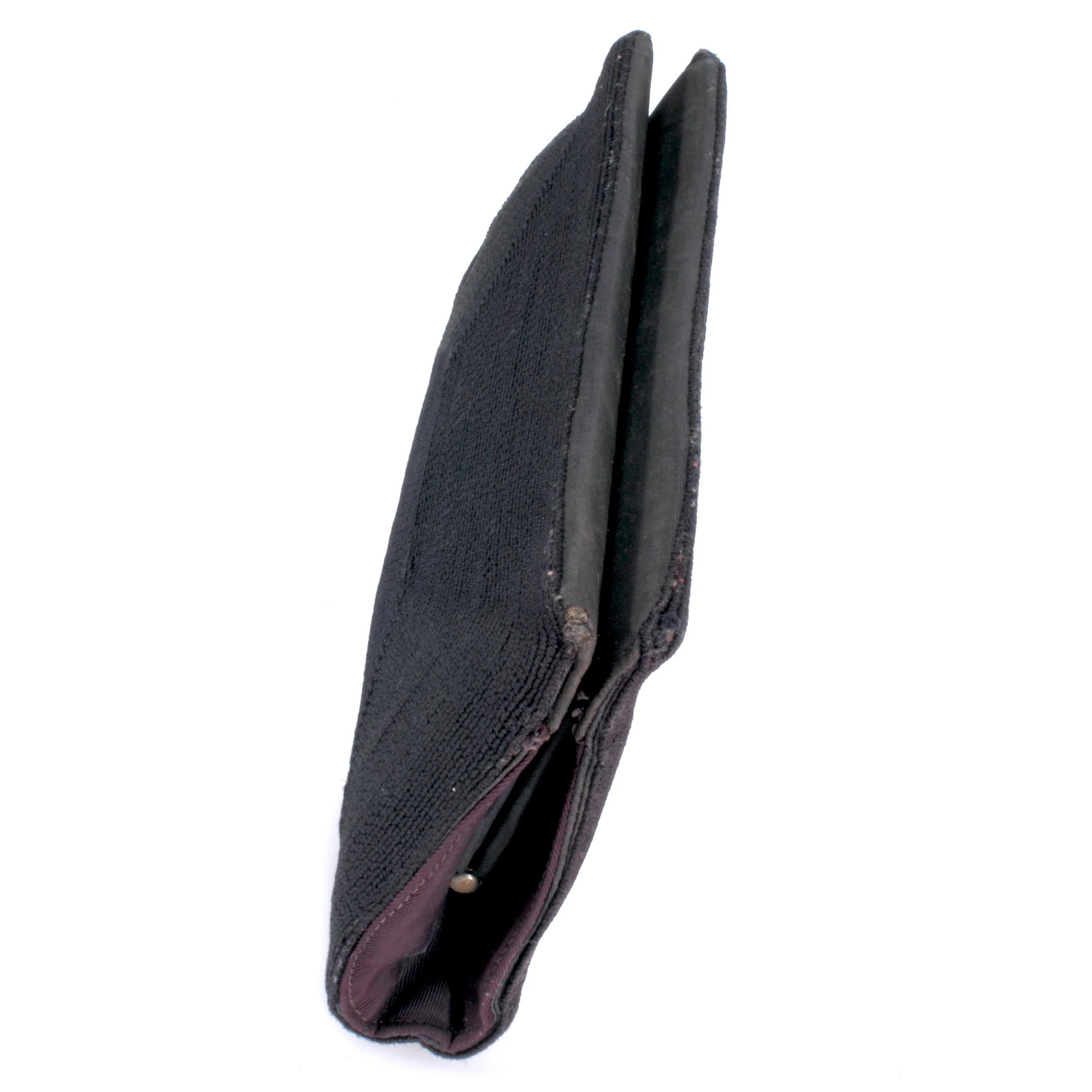 30s/40s Rayon Corde Clutch Evening Bag Purse - Image 4