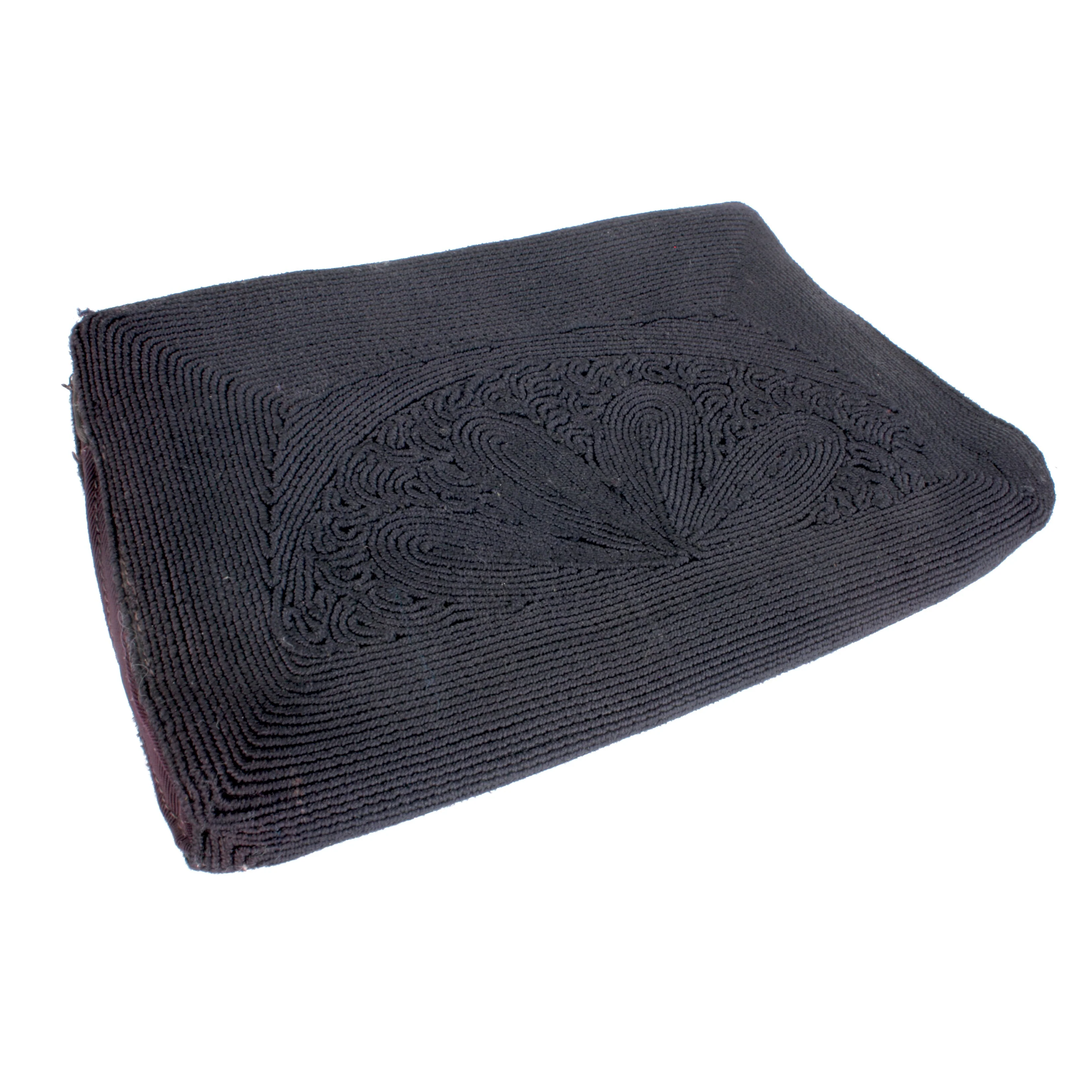 30s/40s Rayon Corde Clutch Evening Bag Purse - Image 9
