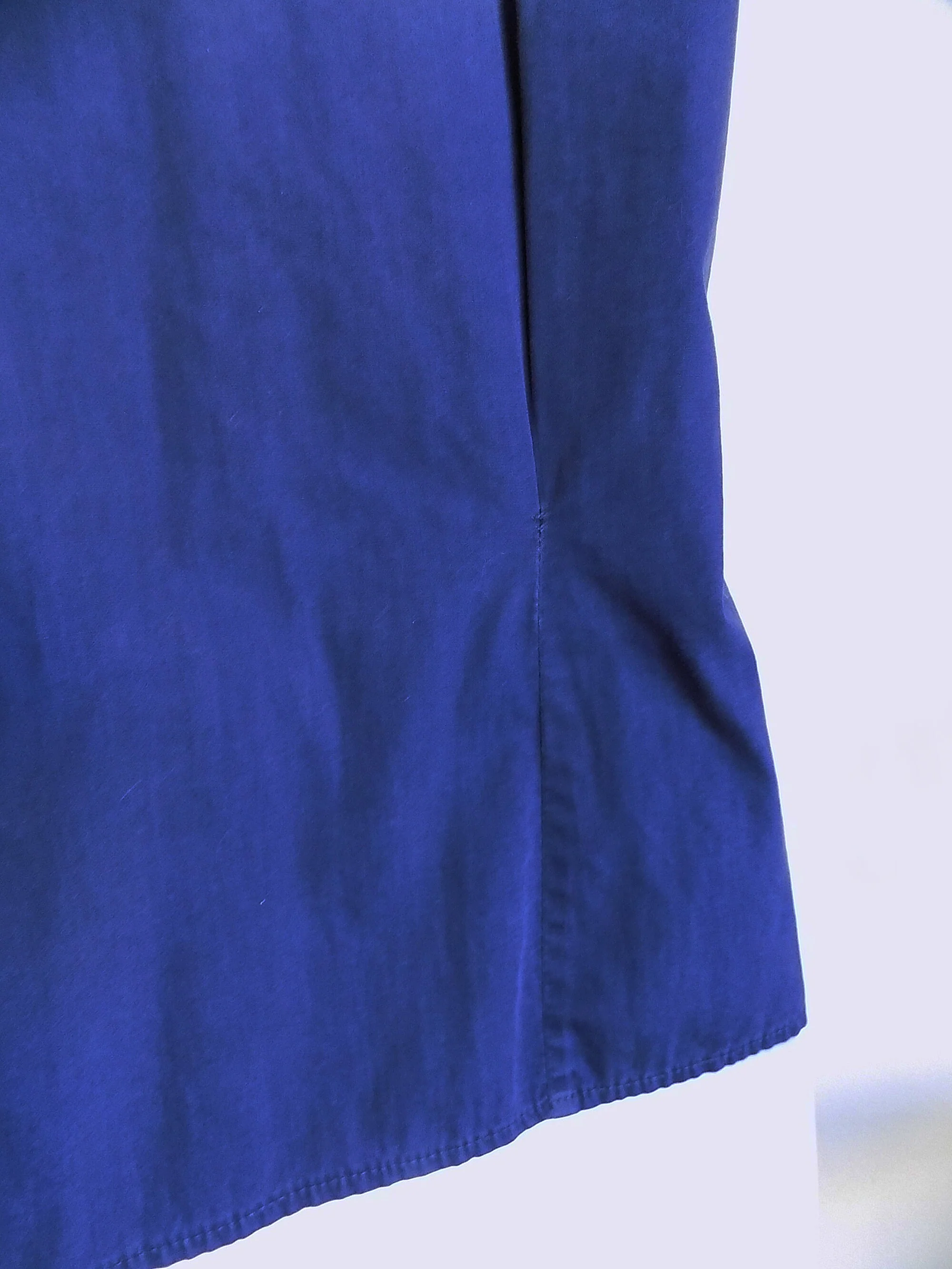 30s 50s Sleeveless Navy Blue Blouse with 2 Large Breast Pockets and Original Buttons Rockabilly Athletic Clam Diggers by Judy Bond - Image 7