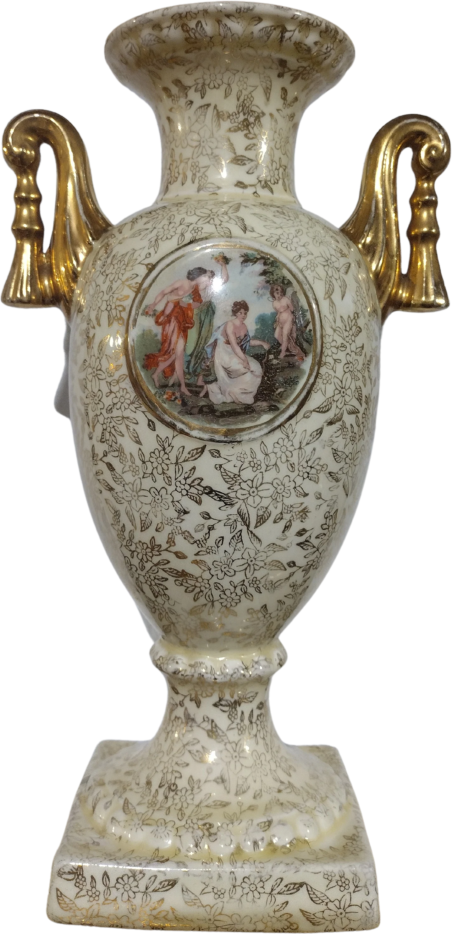 30s/40s Gold Plated European Vase