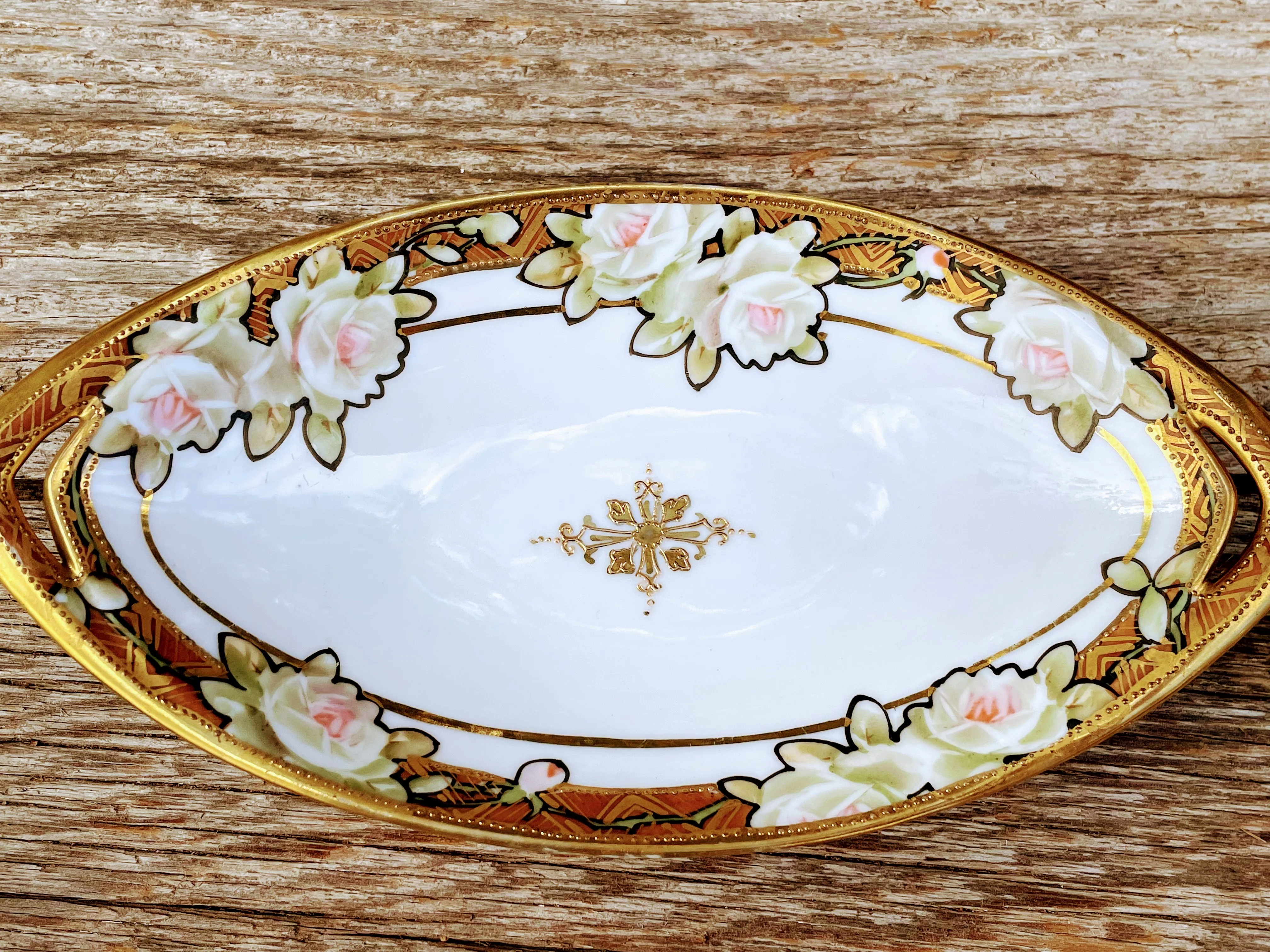 30s Hand Painted Nippon Small Dishes Butter Pats Sauce By Nippon - Image 5