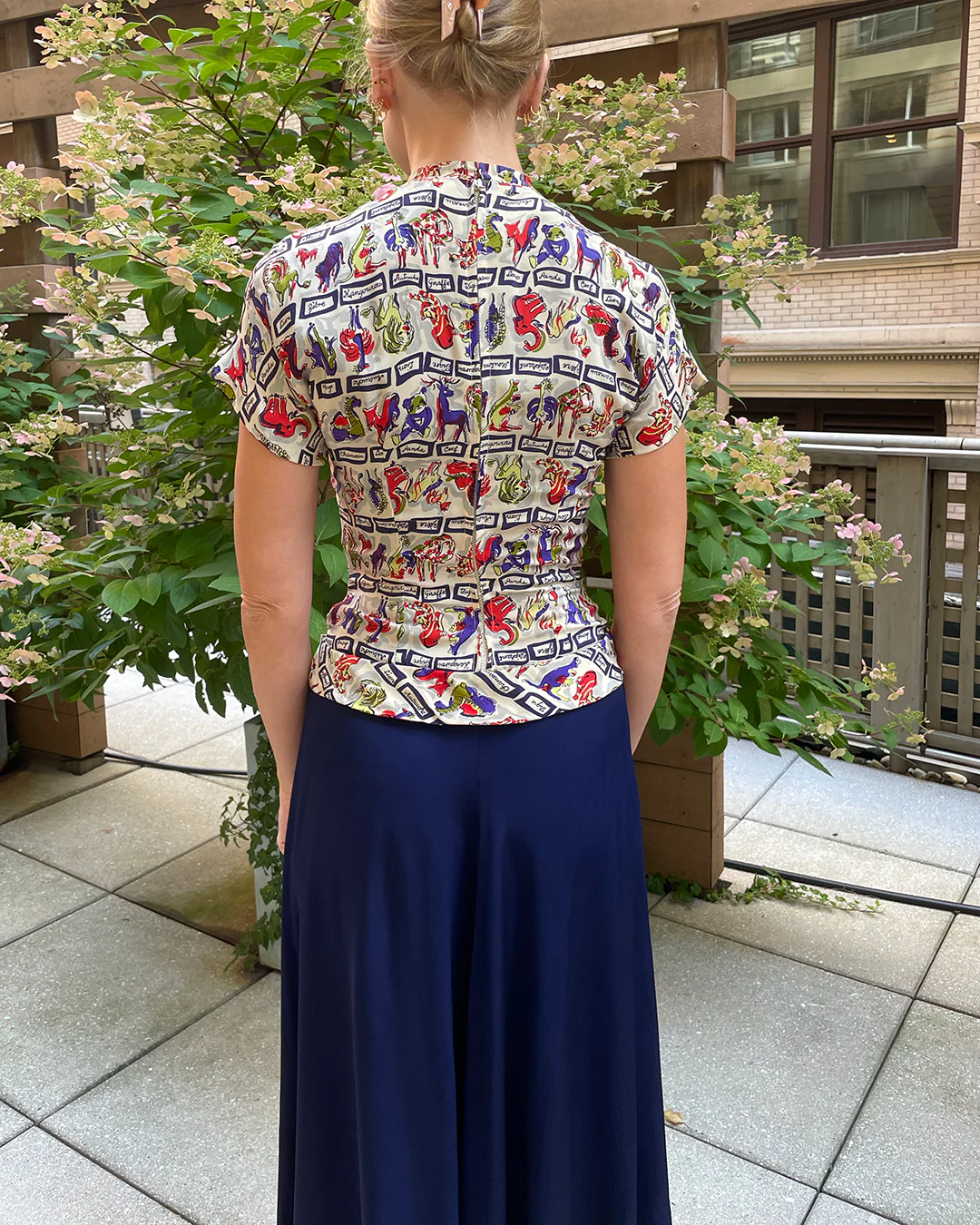 30s Rare Vintage 30s French Silk Dress | Xs-s - Image 7