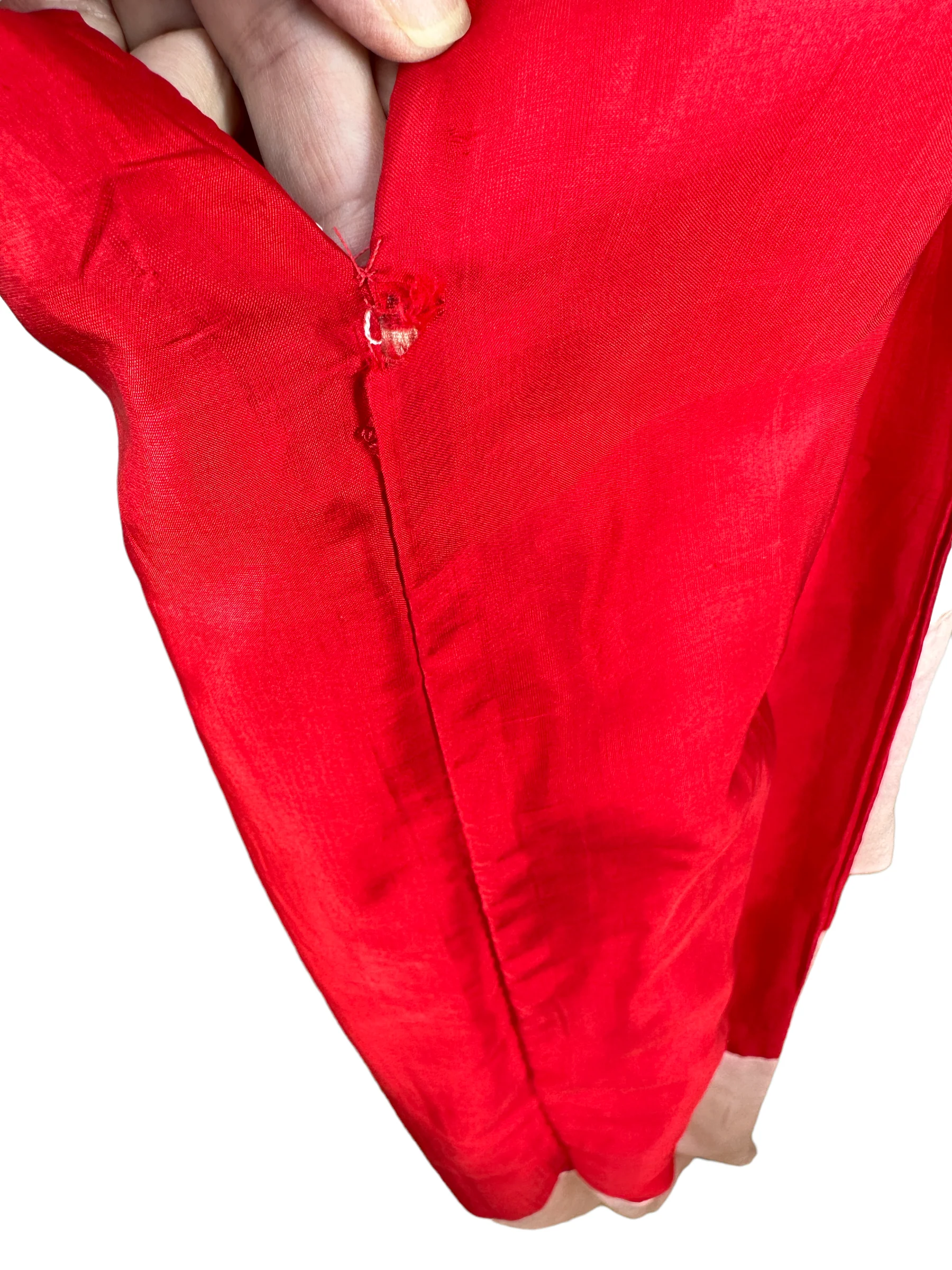 30s Silk Crepe Robe - Image 10