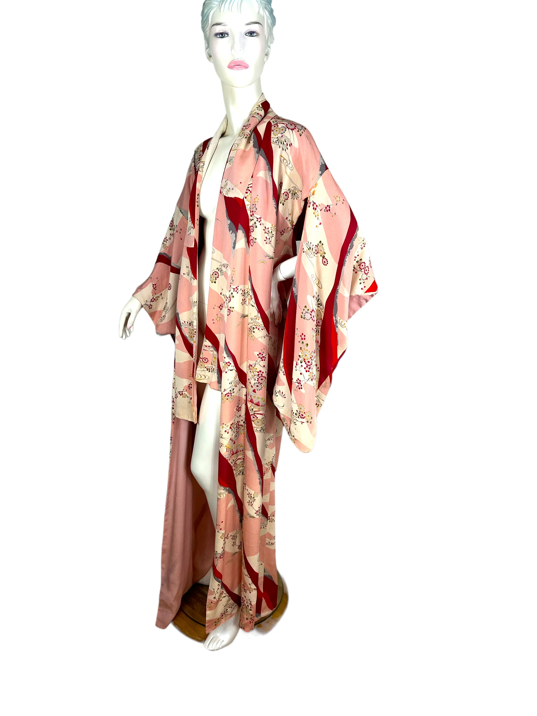 30s Silk Crepe Robe - Image 4