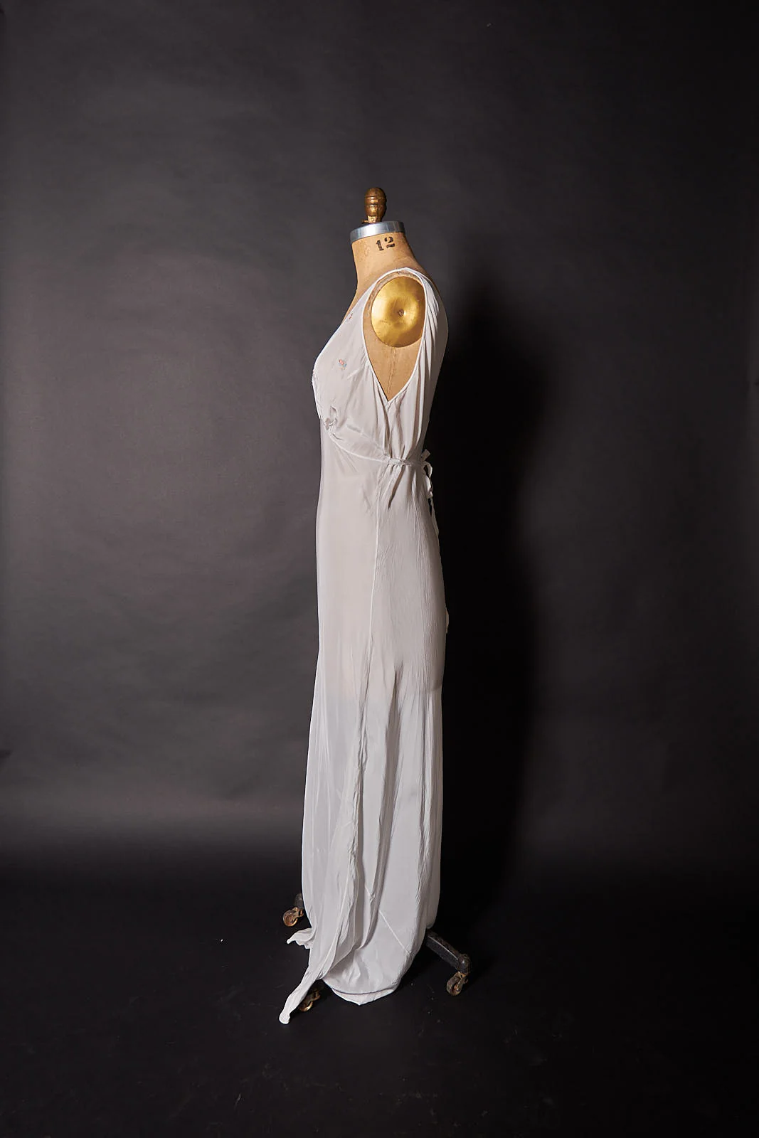30s Vintage 40s Yolande Bias-cut Negligee Nightgown By Yolande - Image 4