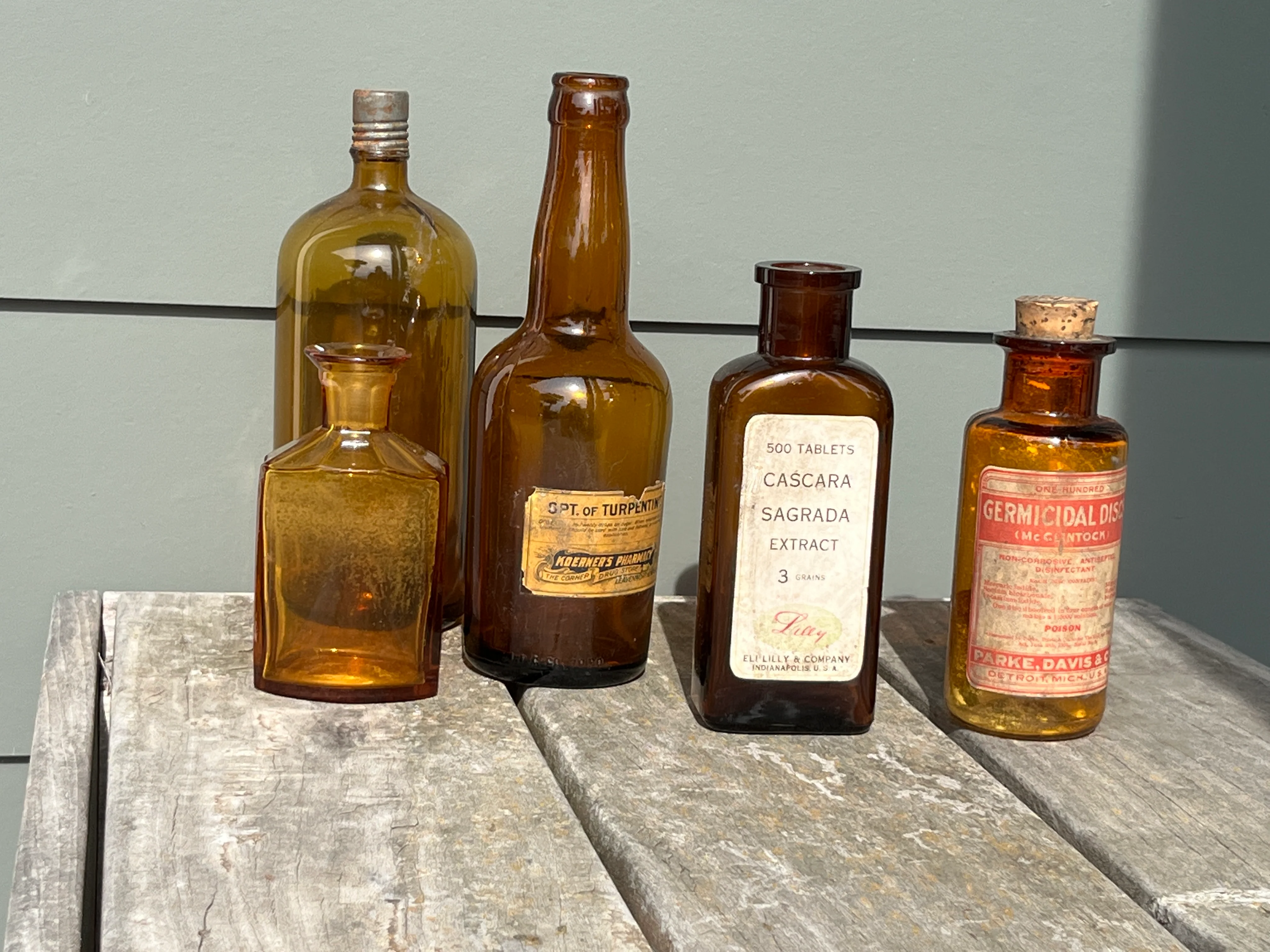 30s Vintage Pharmacy Bottle Collection - Image 4