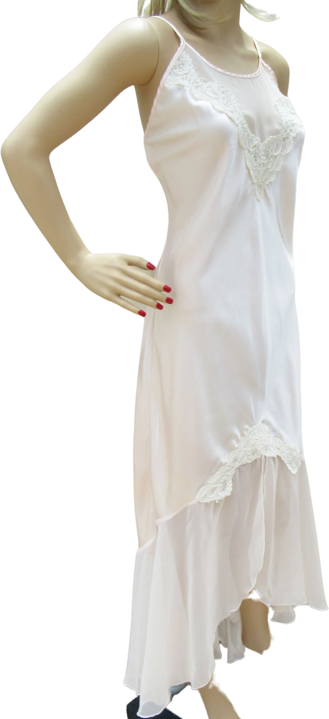 40 Inch Bust Robe and Nightgown Set Never Worn Delicates, Pink Open Front Sheer Robe, Long Gown, Polyester/lace, Made Usa, Original Paper Tag