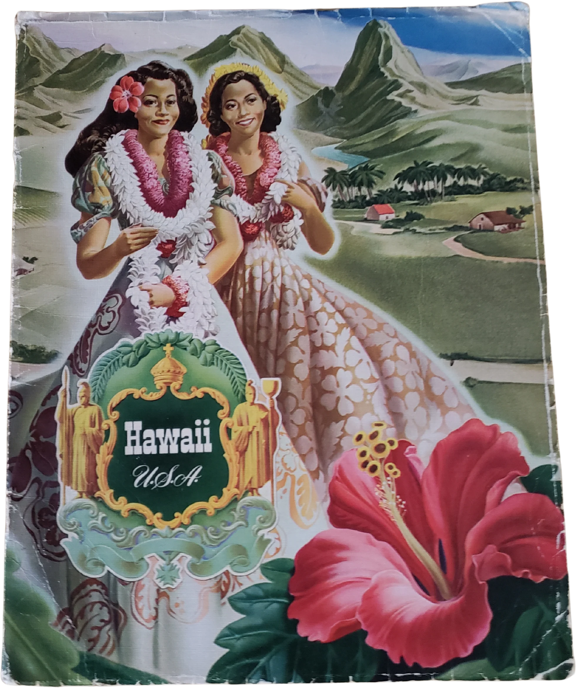 40s 1942 Hawaii Tourist Bureau Promotional Book