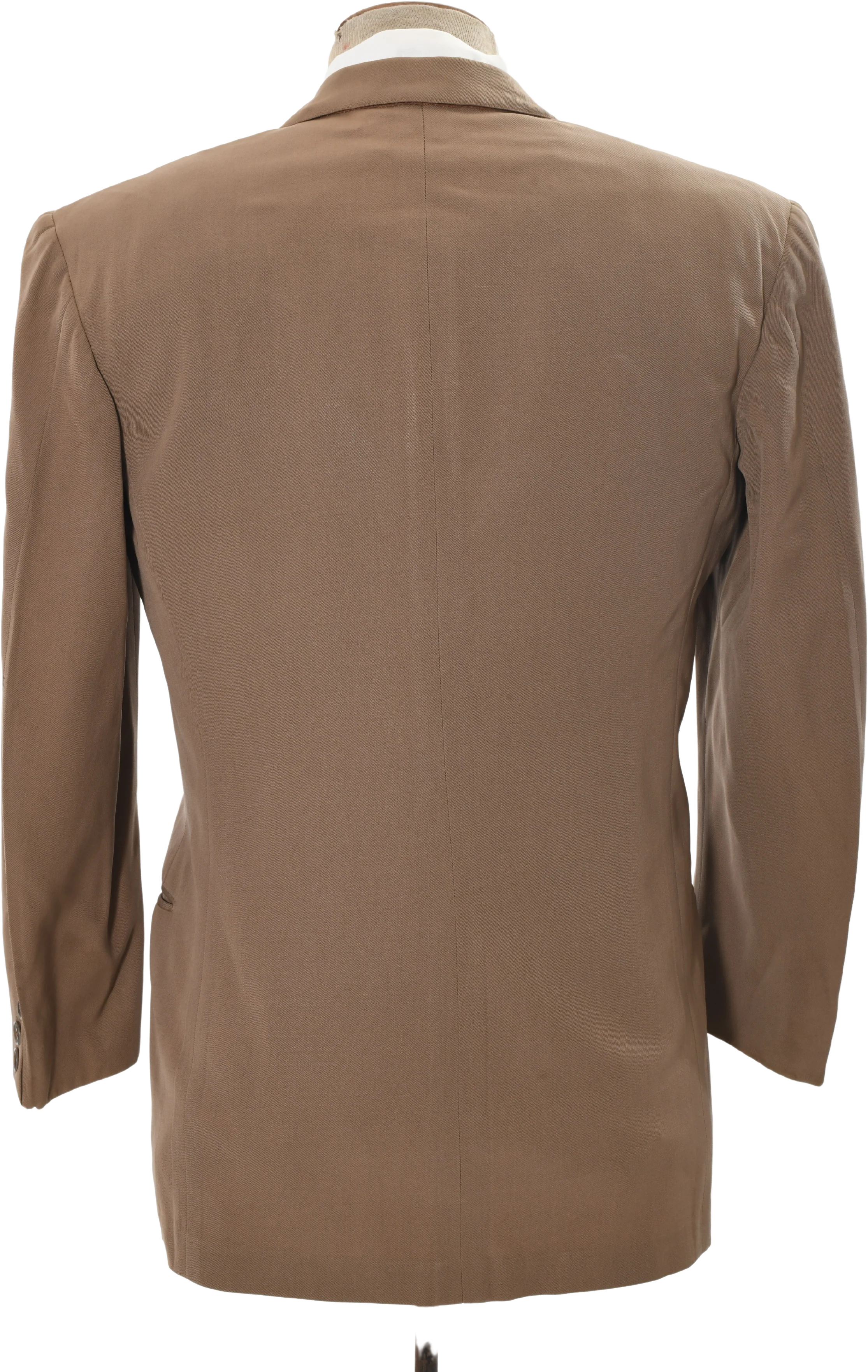 40s 37s Tan Gabardine Single Breasted Pants Suit By Botany "500" - Image 2