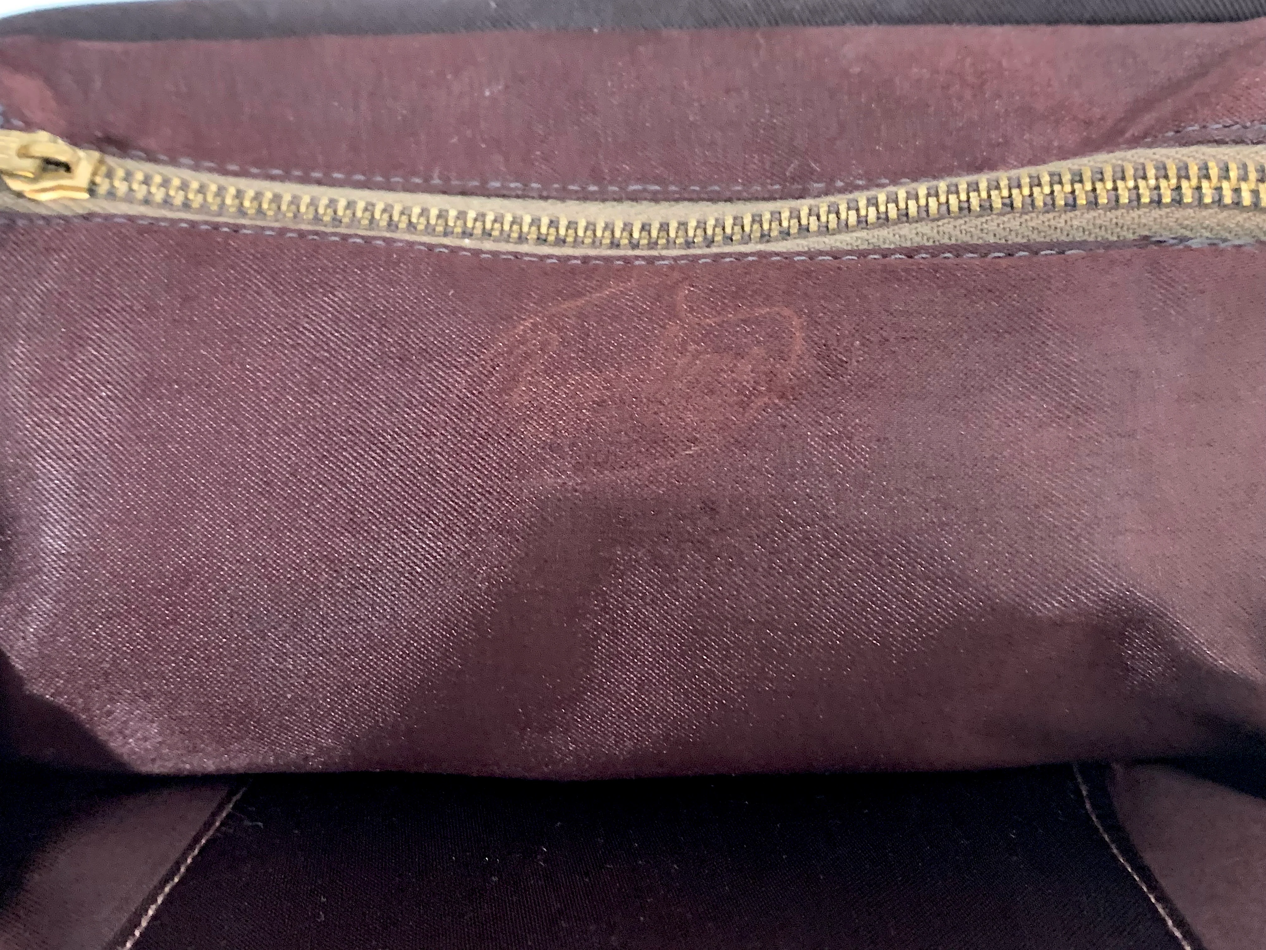 40s 40s French Poplin Evening Bag With Lucite Clasp - Image 9