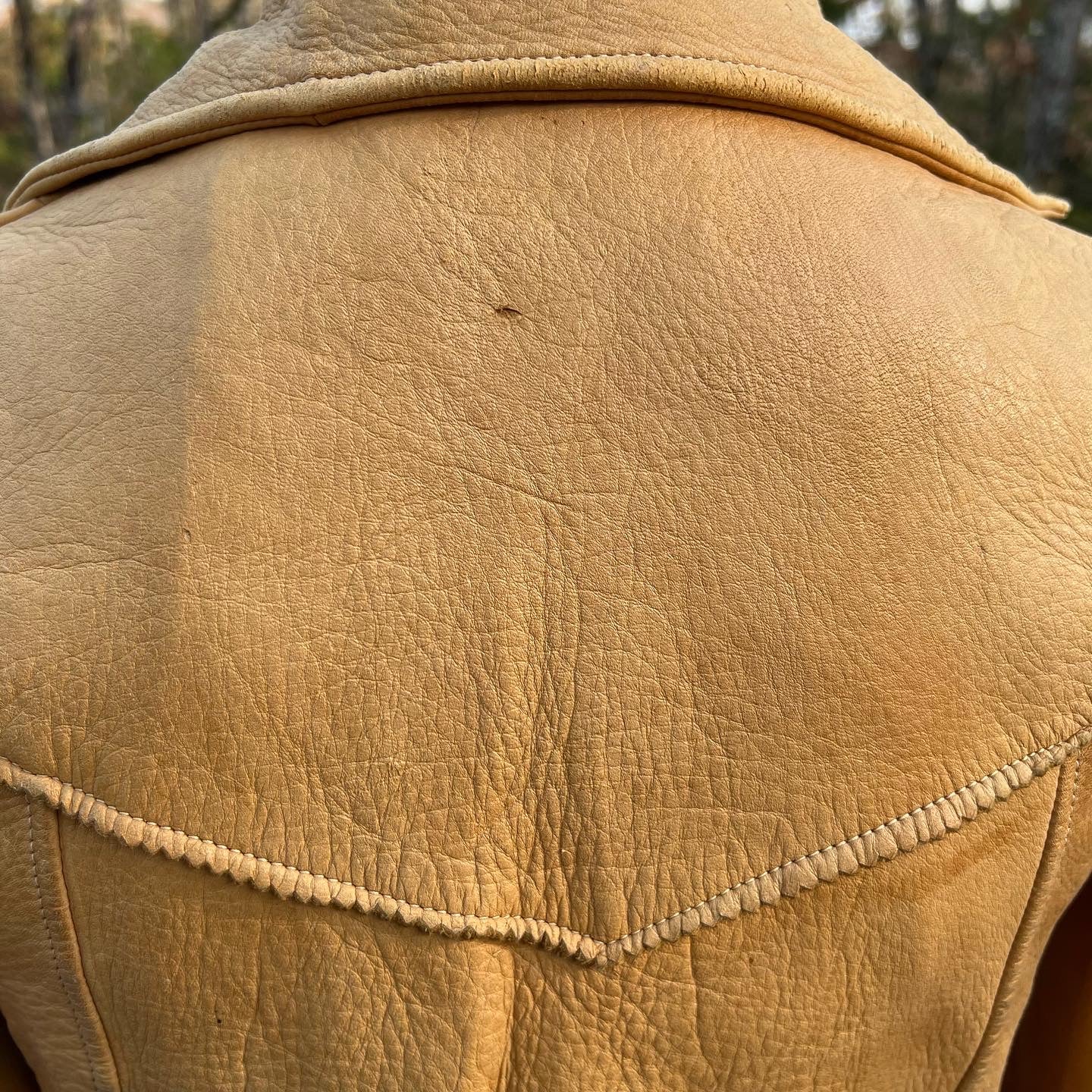 40s/50s 40s 50s Buckskin Leather Jacket By Pueblo Fur Company - Image 6