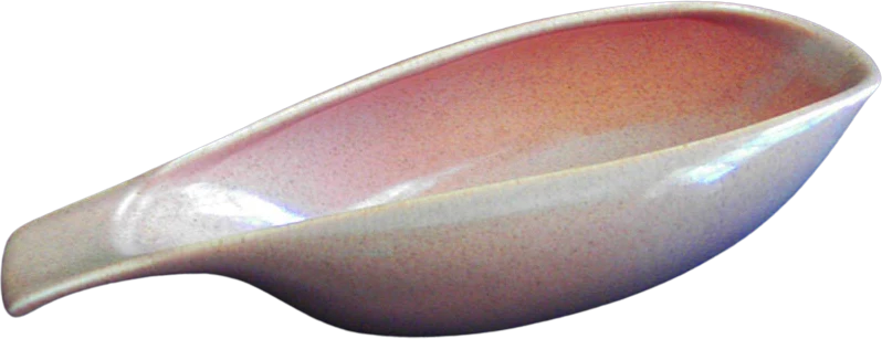 40s 50s Atomic Russel Wright American Modern Gravy Boat Ceramic Coral