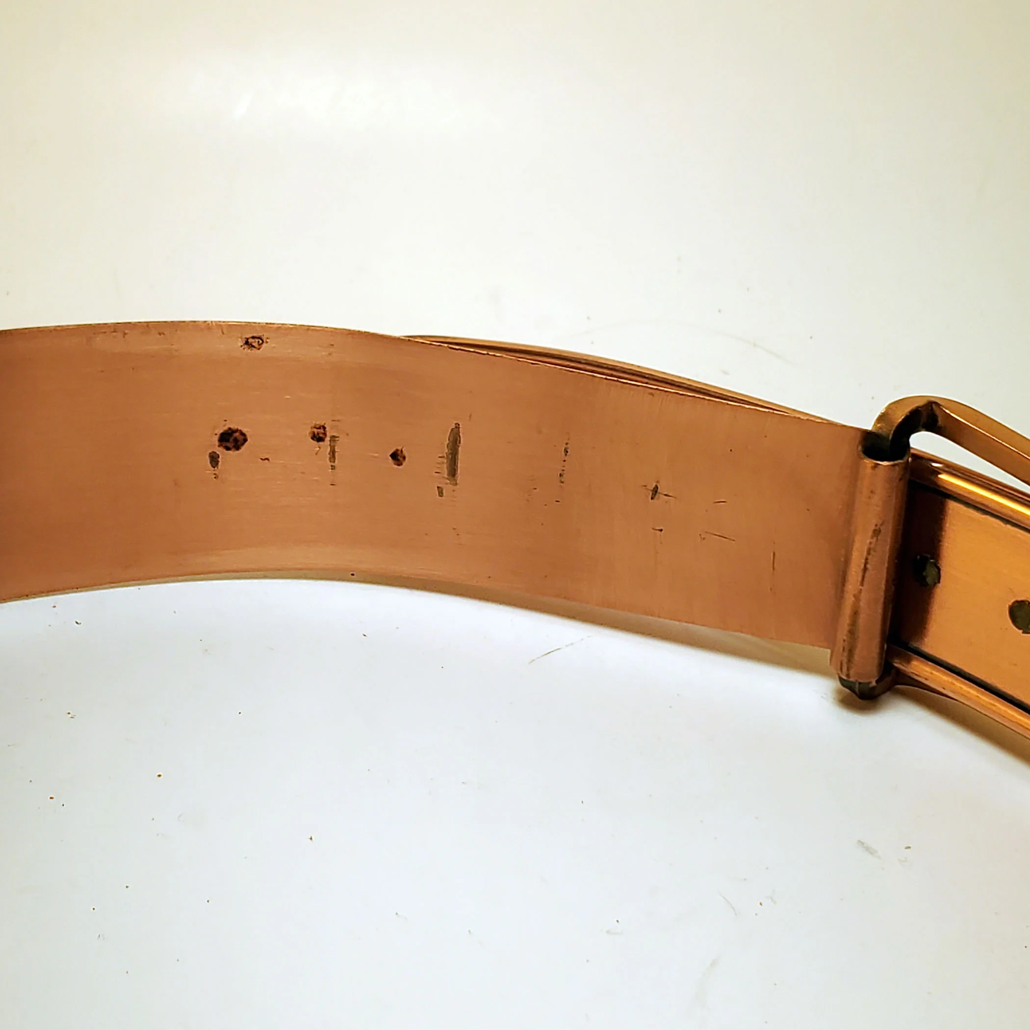 40s/50s Copper Wasp Waist Belt By Renoir - Image 4