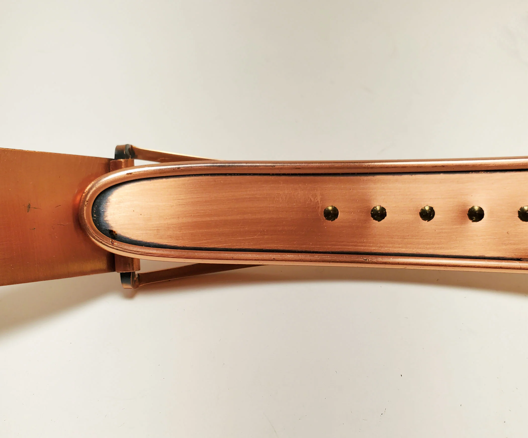40s/50s Copper Wasp Waist Belt By Renoir - Image 6