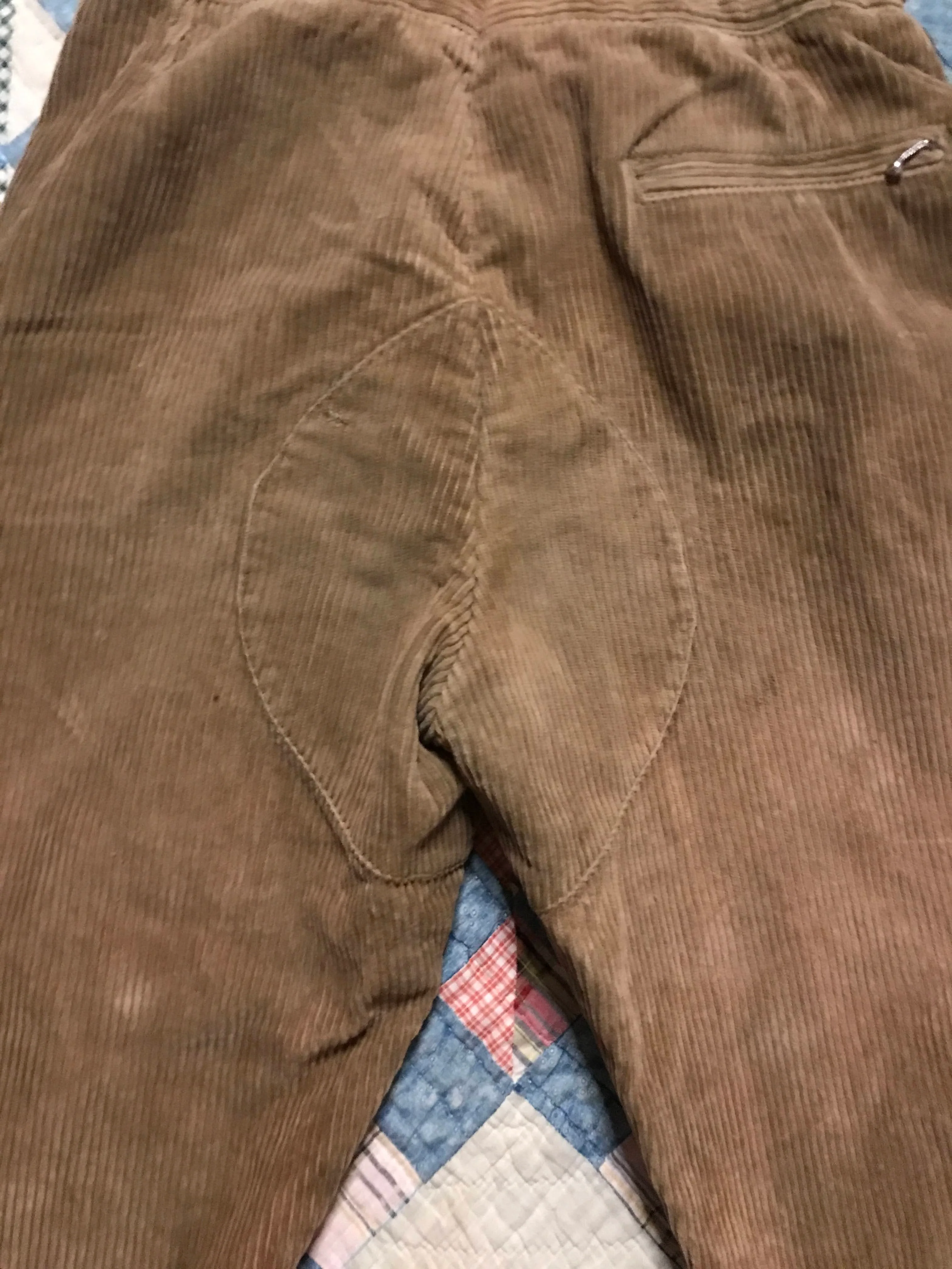 40s/50s Corduroy Bavarian Cropped Capri Alpine Ski Pants By Obermeyer - Image 10
