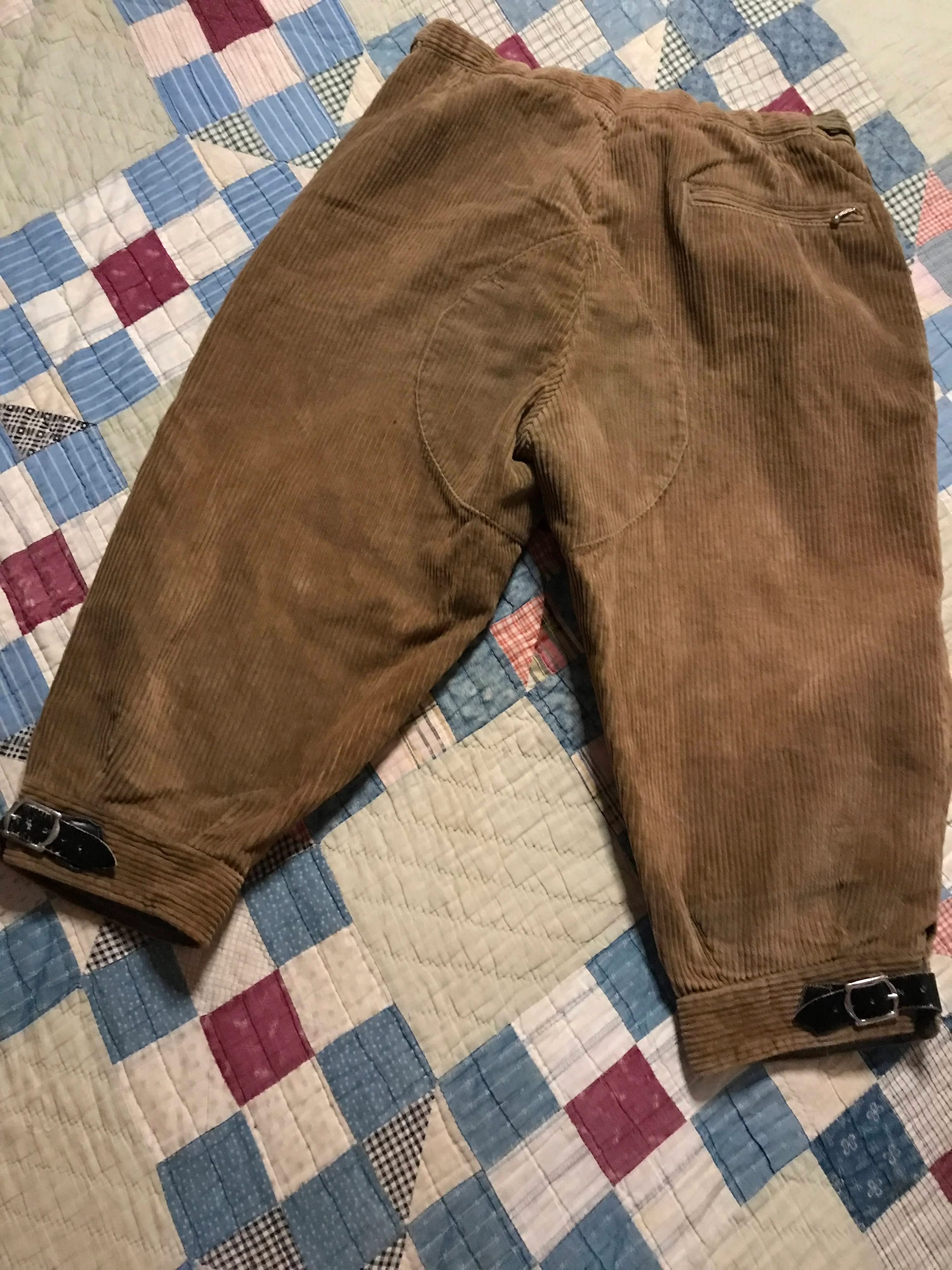40s/50s Corduroy Bavarian Cropped Capri Alpine Ski Pants By Obermeyer - Image 11
