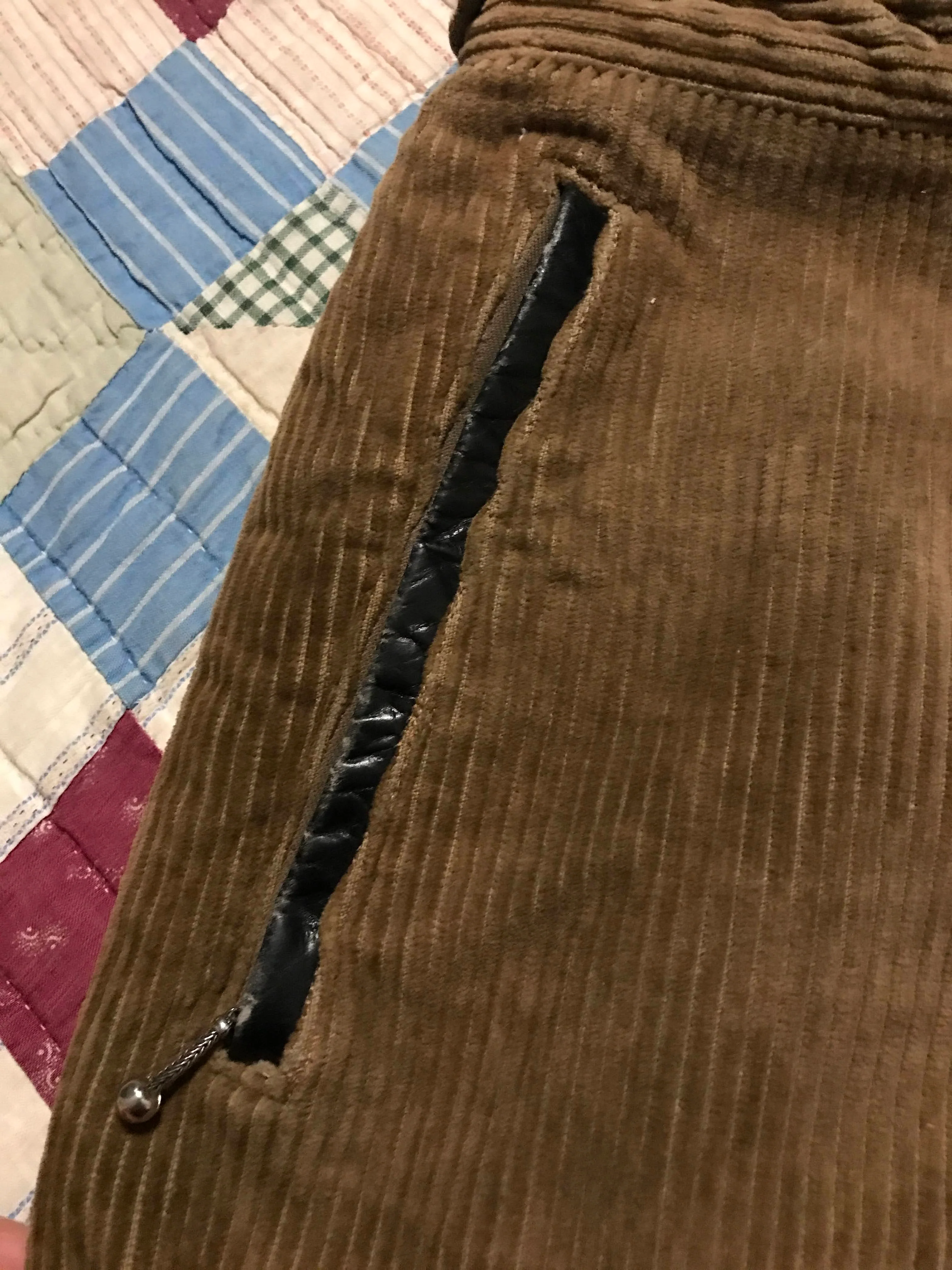 40s/50s Corduroy Bavarian Cropped Capri Alpine Ski Pants By Obermeyer - Image 6